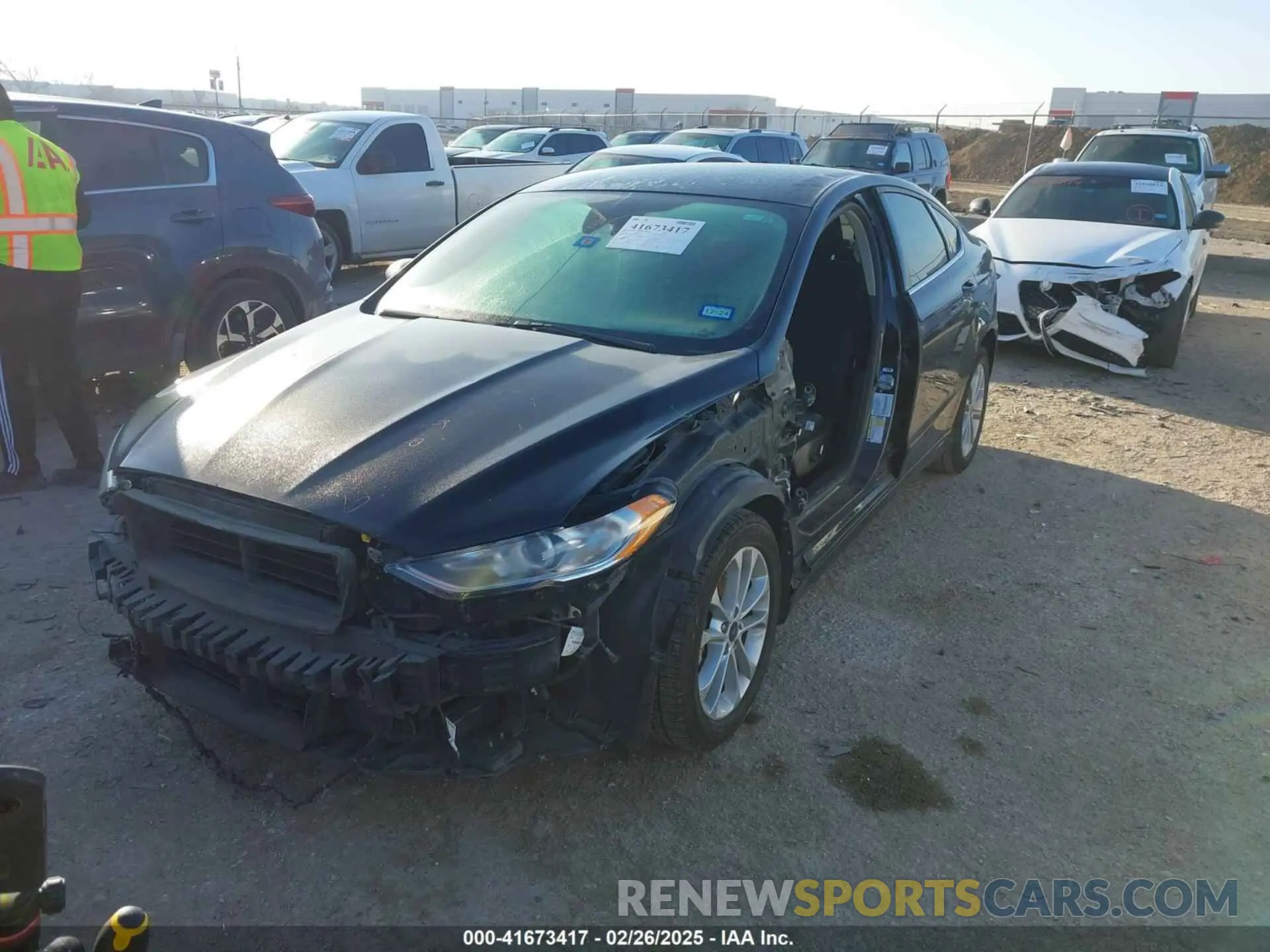 2 Photograph of a damaged car 3FA6P0HD6KR132167 FORD FUSION 2019