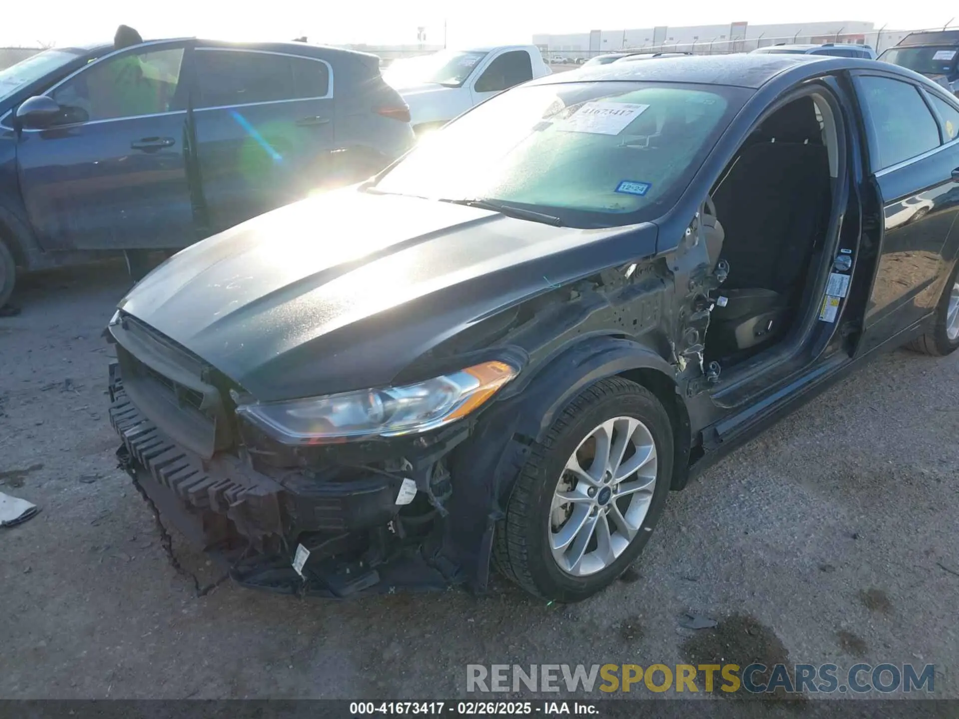 6 Photograph of a damaged car 3FA6P0HD6KR132167 FORD FUSION 2019