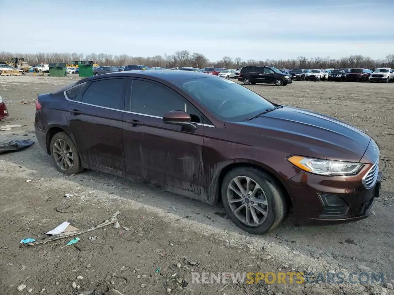 4 Photograph of a damaged car 3FA6P0HD6KR164200 FORD FUSION 2019