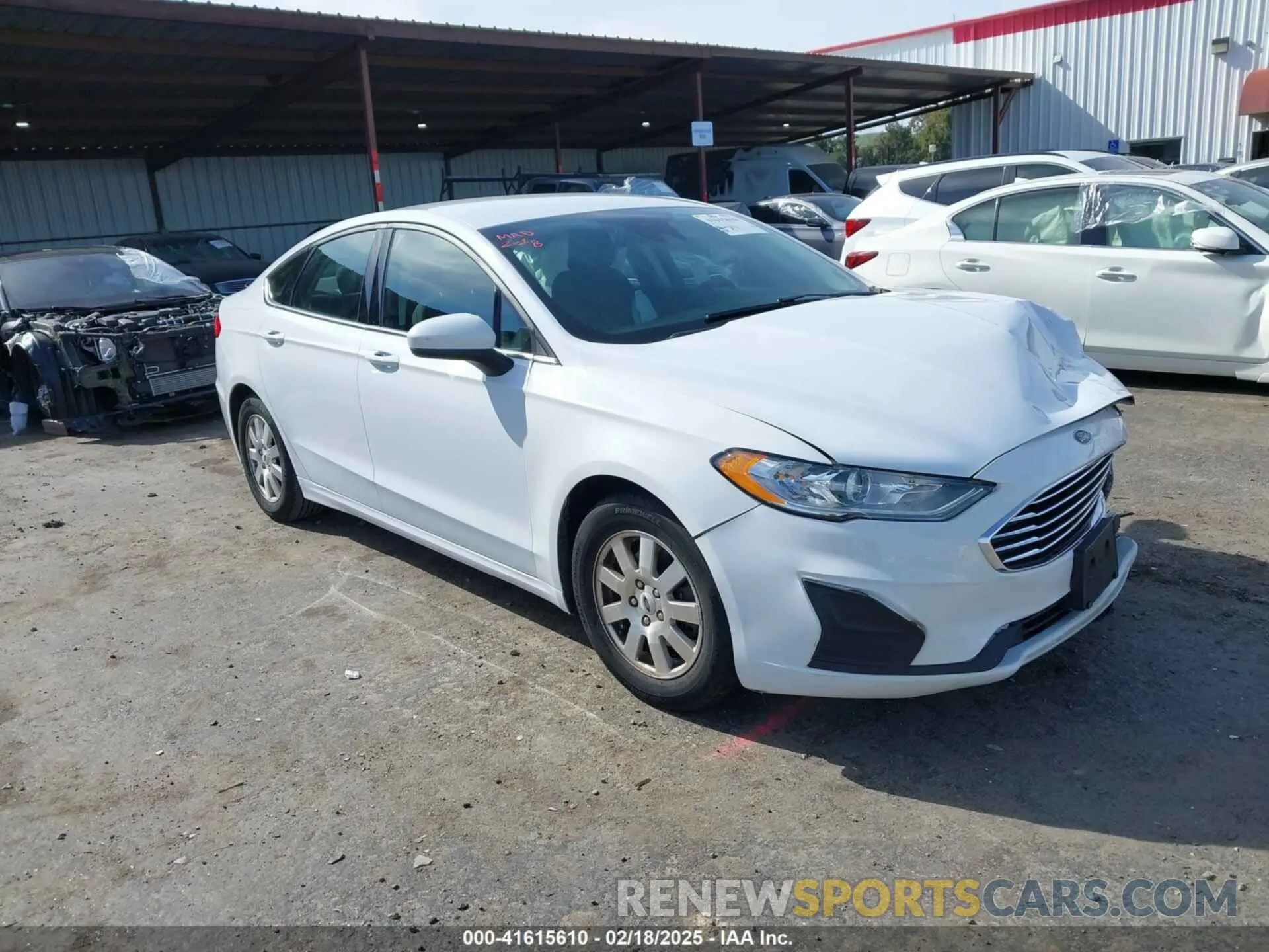 1 Photograph of a damaged car 3FA6P0HD6KR201777 FORD FUSION 2019