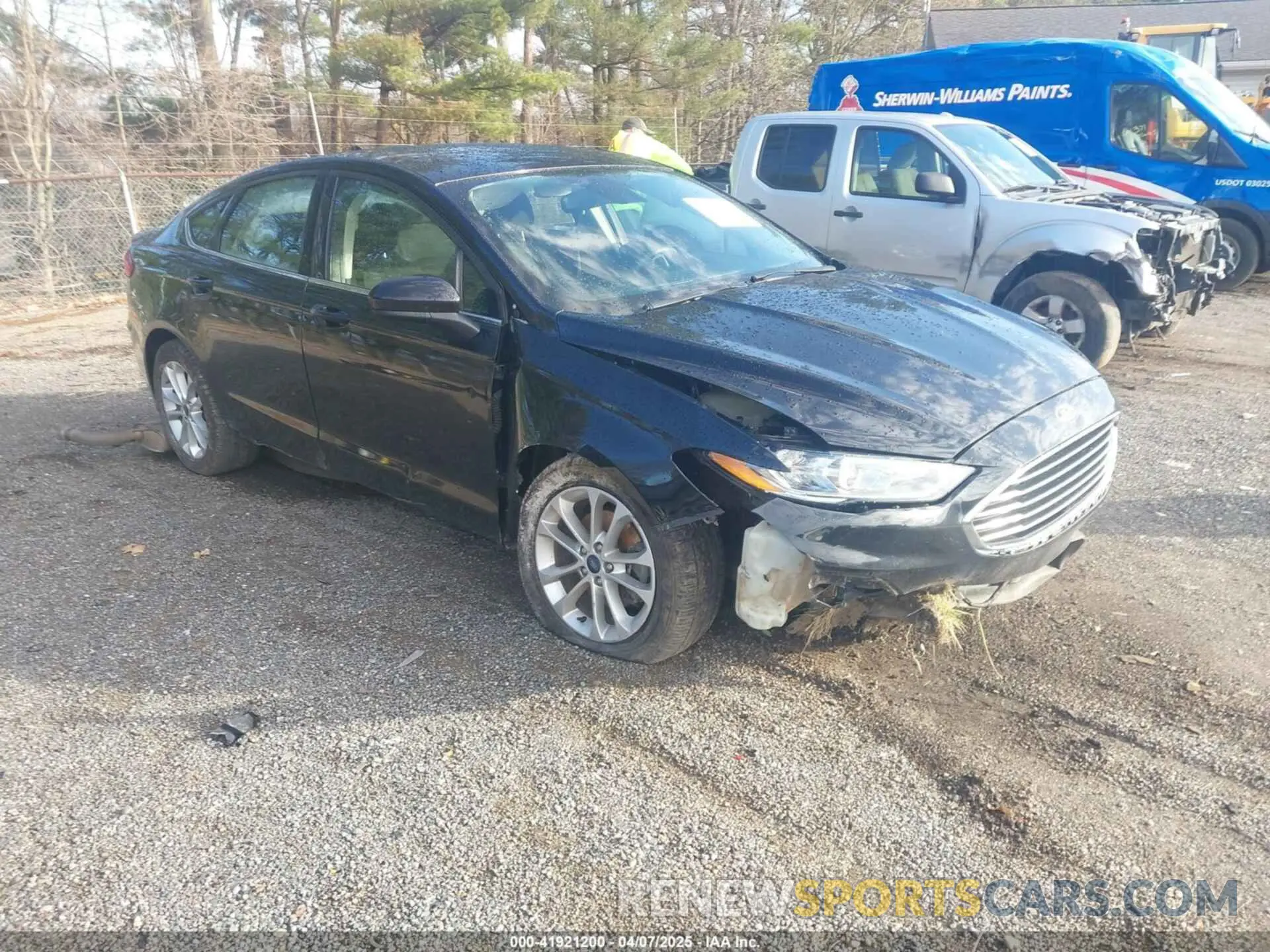 1 Photograph of a damaged car 3FA6P0HD6KR203724 FORD FUSION 2019