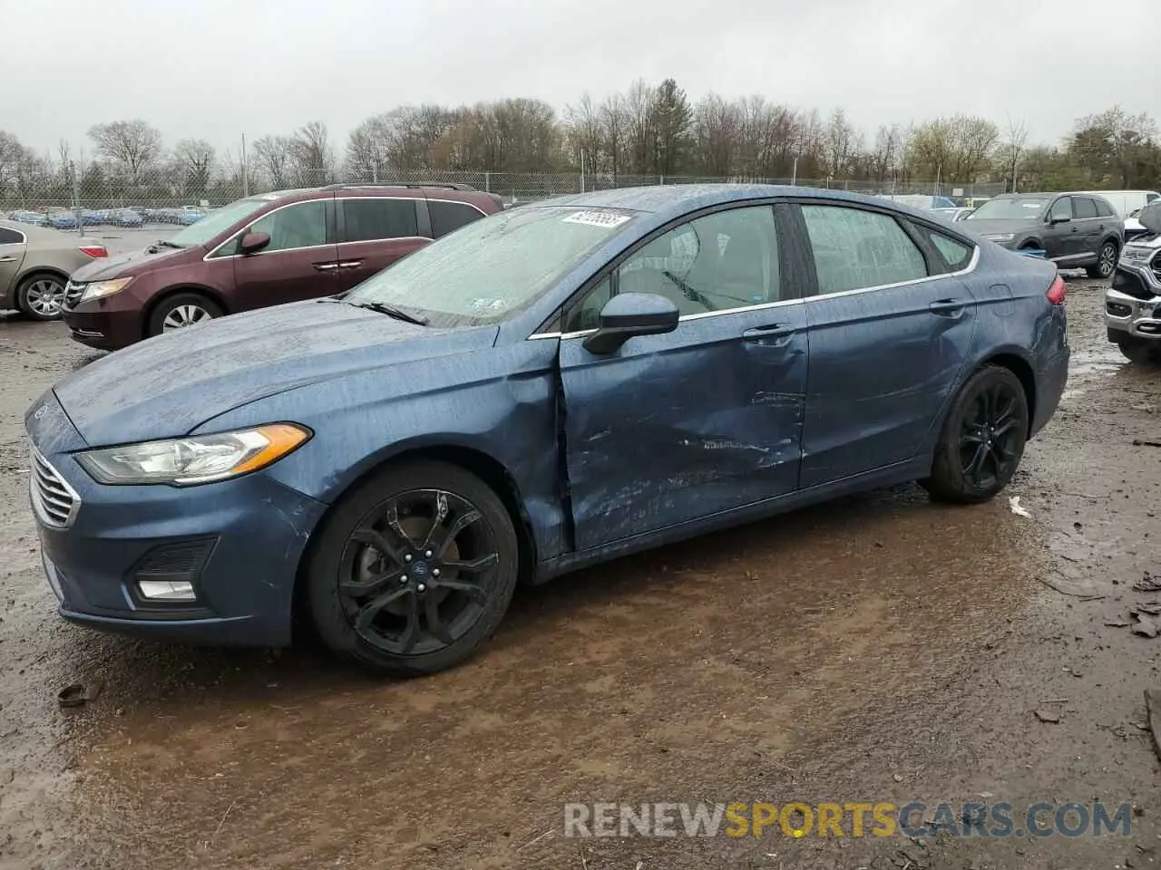 1 Photograph of a damaged car 3FA6P0HD6KR228591 FORD FUSION 2019