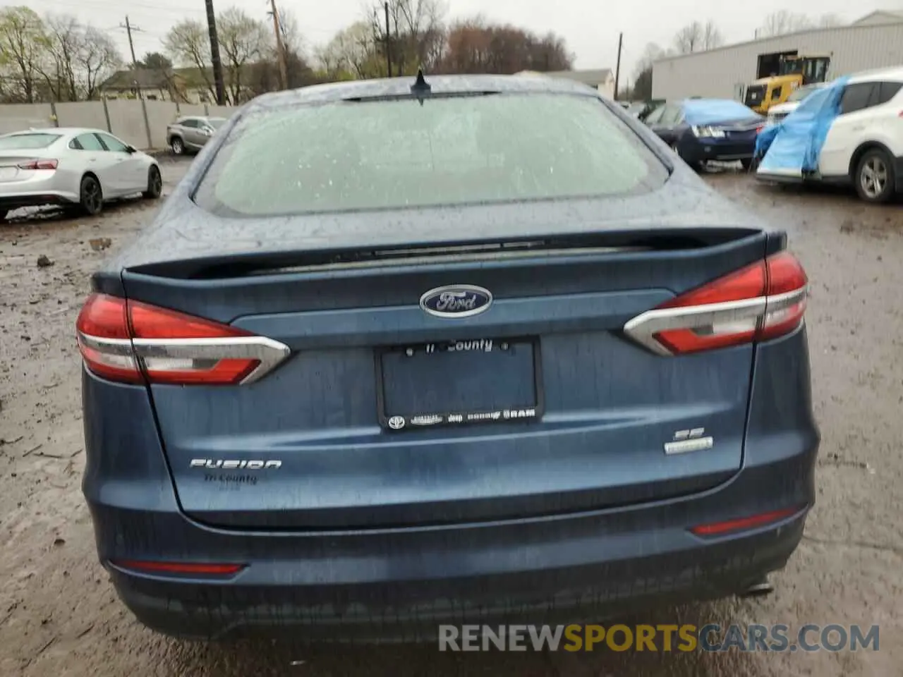 6 Photograph of a damaged car 3FA6P0HD6KR228591 FORD FUSION 2019