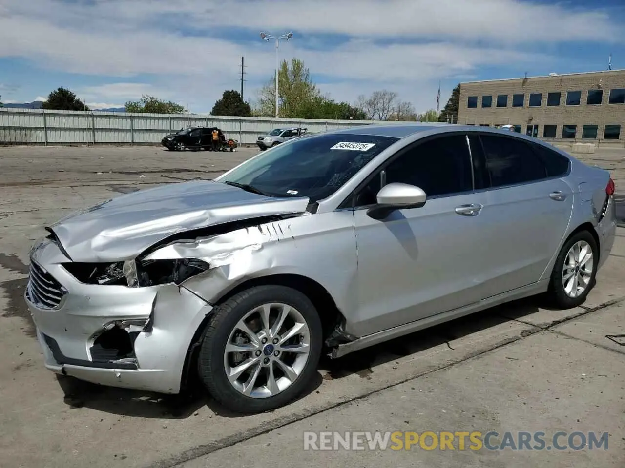 1 Photograph of a damaged car 3FA6P0HD6KR232060 FORD FUSION 2019