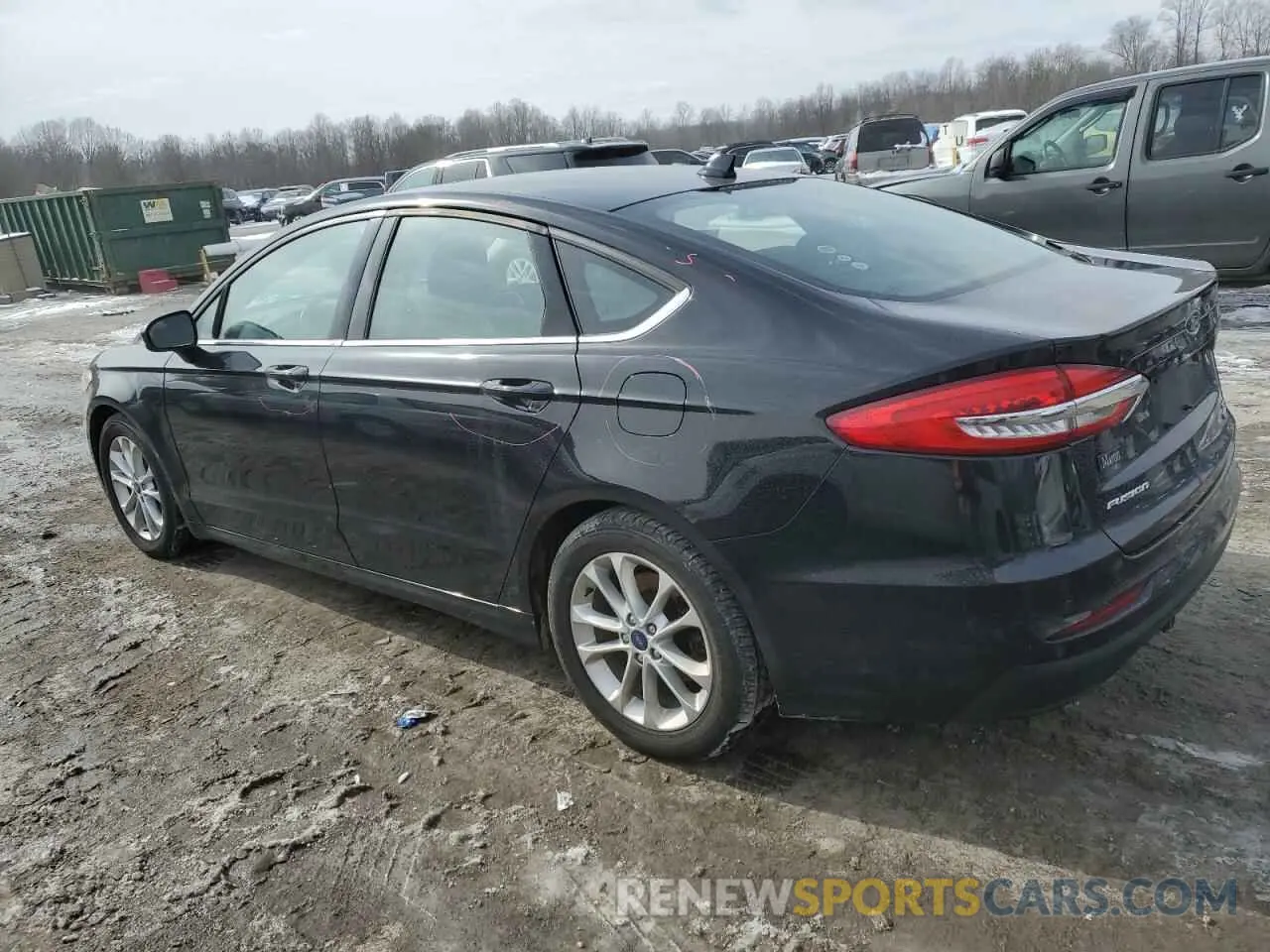 2 Photograph of a damaged car 3FA6P0HD6KR248596 FORD FUSION 2019
