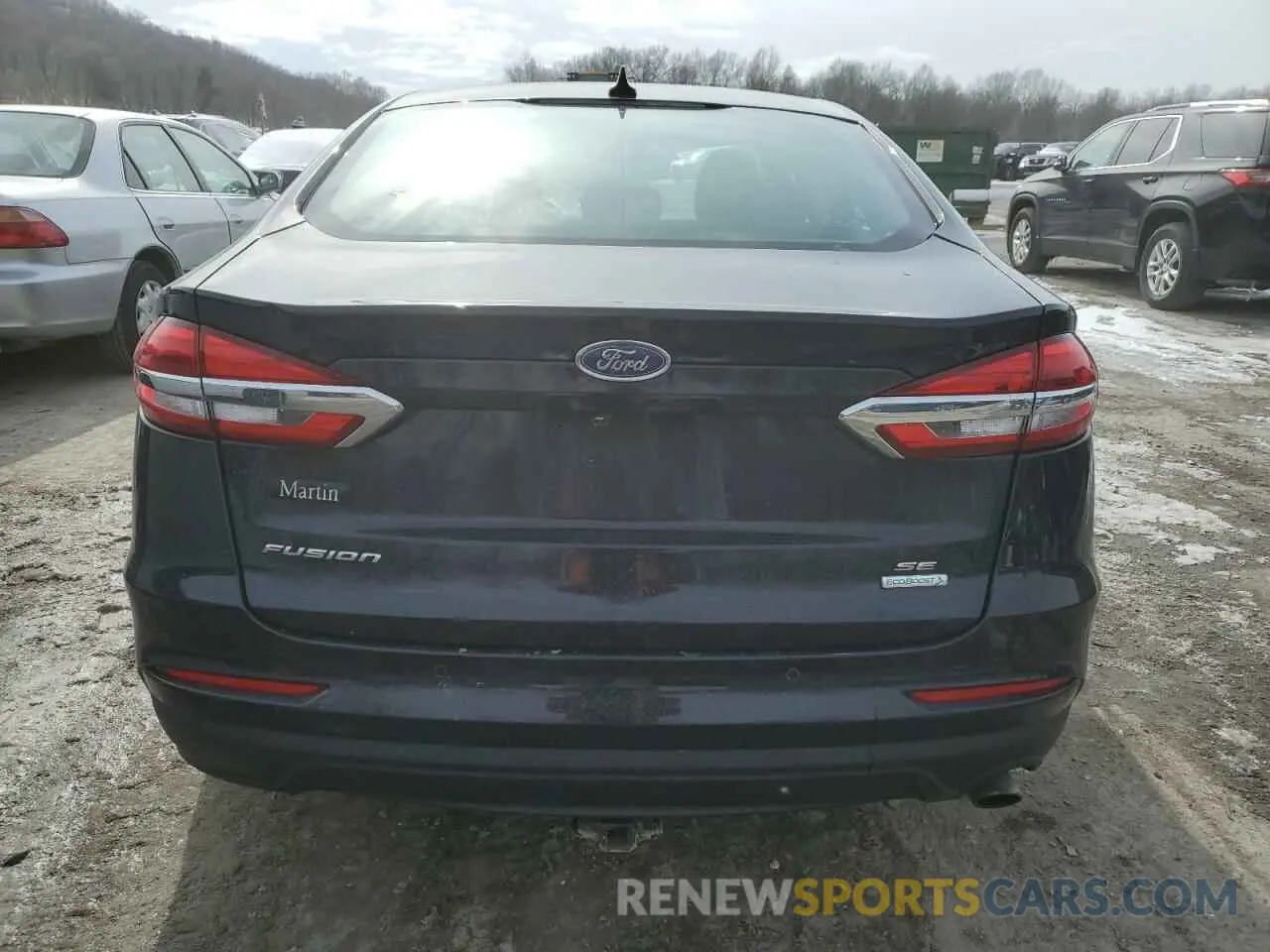 6 Photograph of a damaged car 3FA6P0HD6KR248596 FORD FUSION 2019