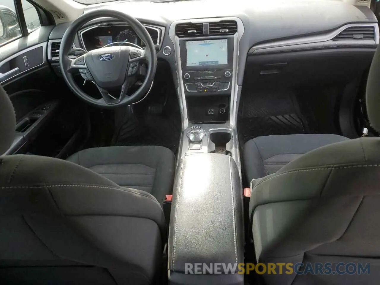 8 Photograph of a damaged car 3FA6P0HD6KR248596 FORD FUSION 2019