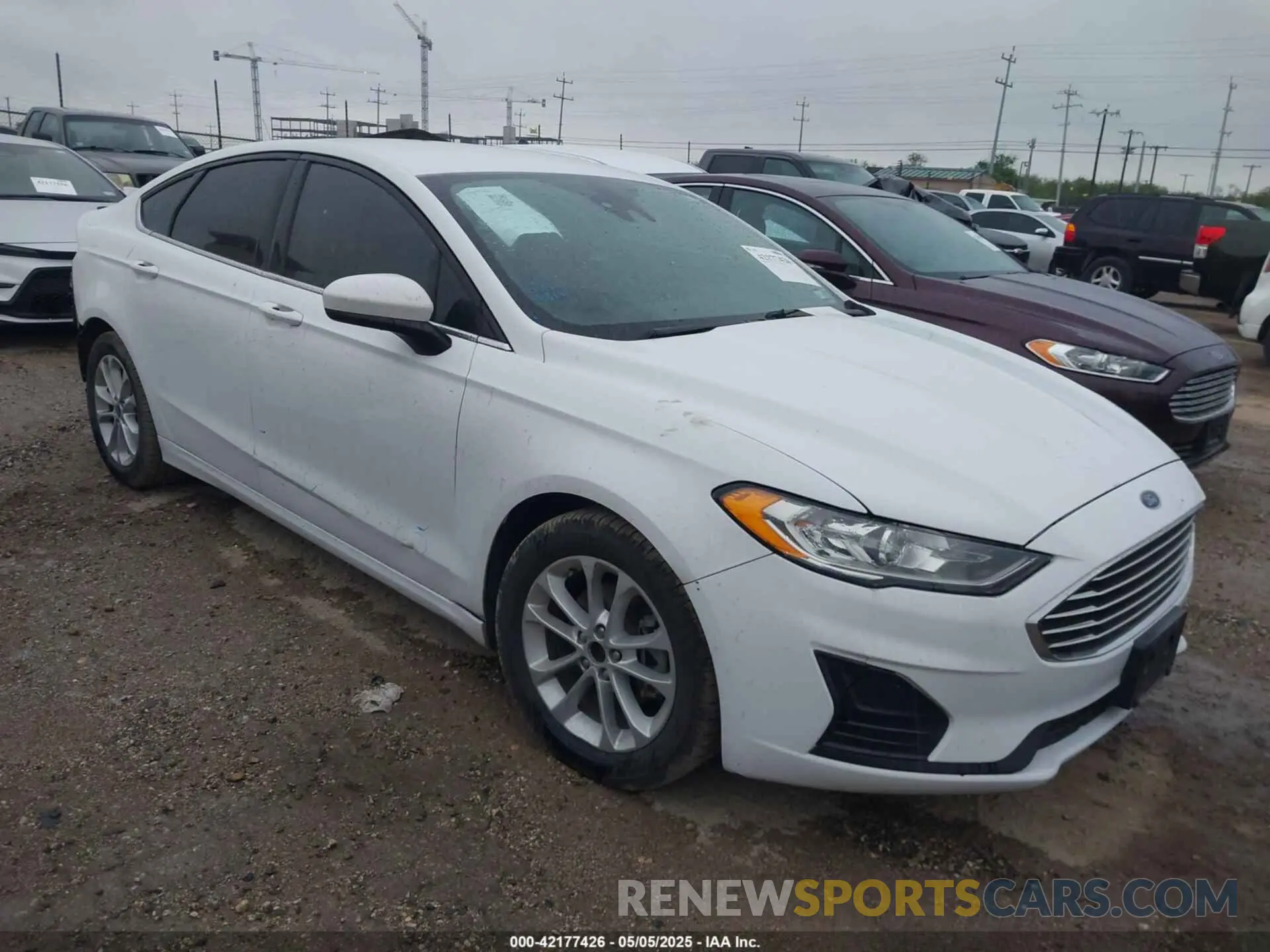 1 Photograph of a damaged car 3FA6P0HD7KR103180 FORD FUSION 2019