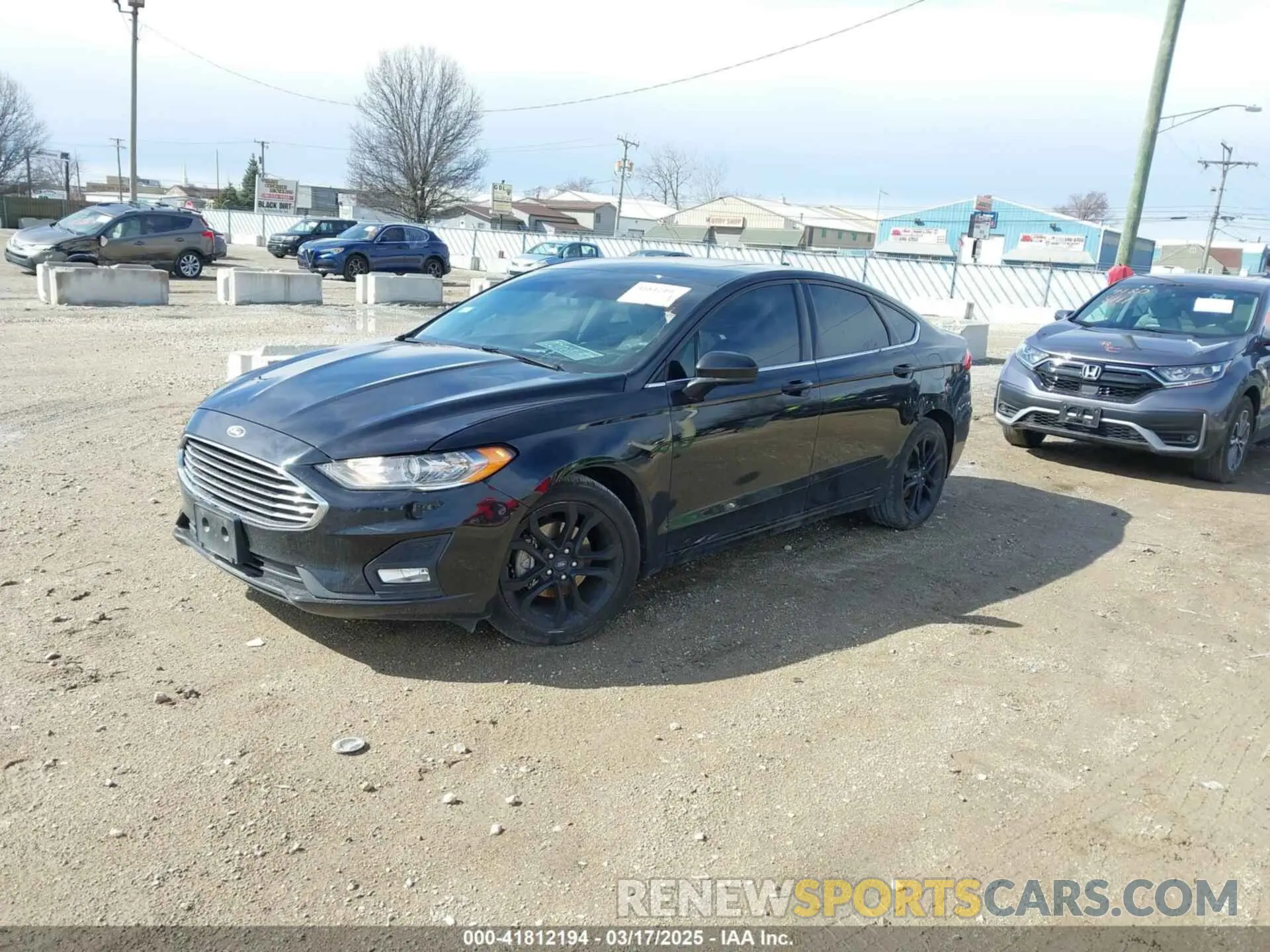 2 Photograph of a damaged car 3FA6P0HD7KR128953 FORD FUSION 2019