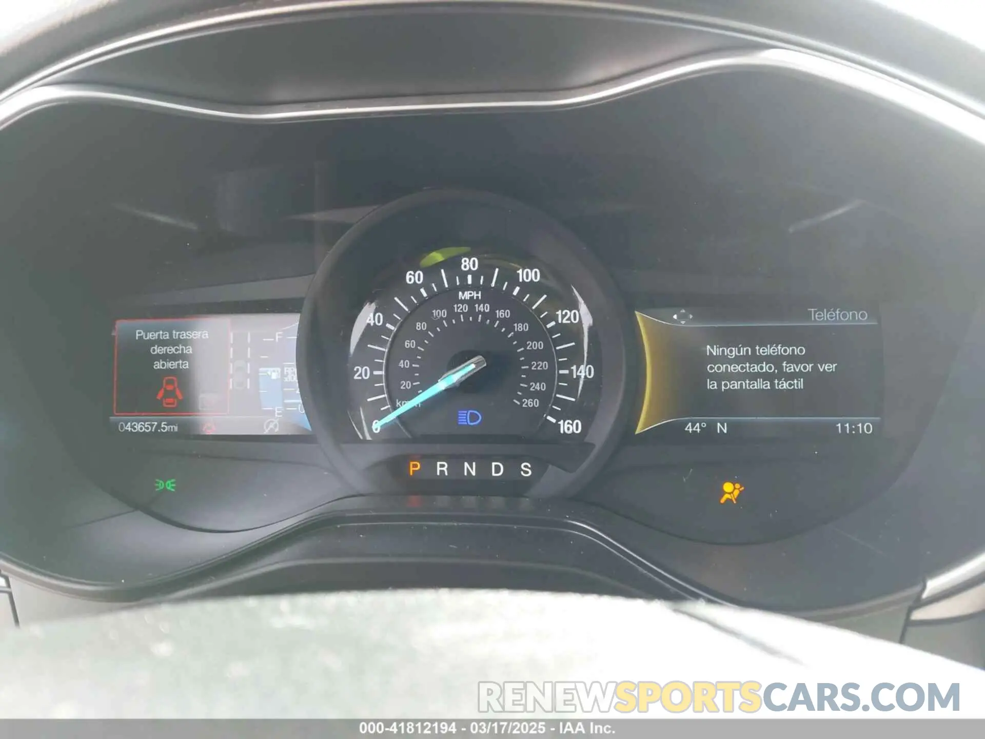 7 Photograph of a damaged car 3FA6P0HD7KR128953 FORD FUSION 2019