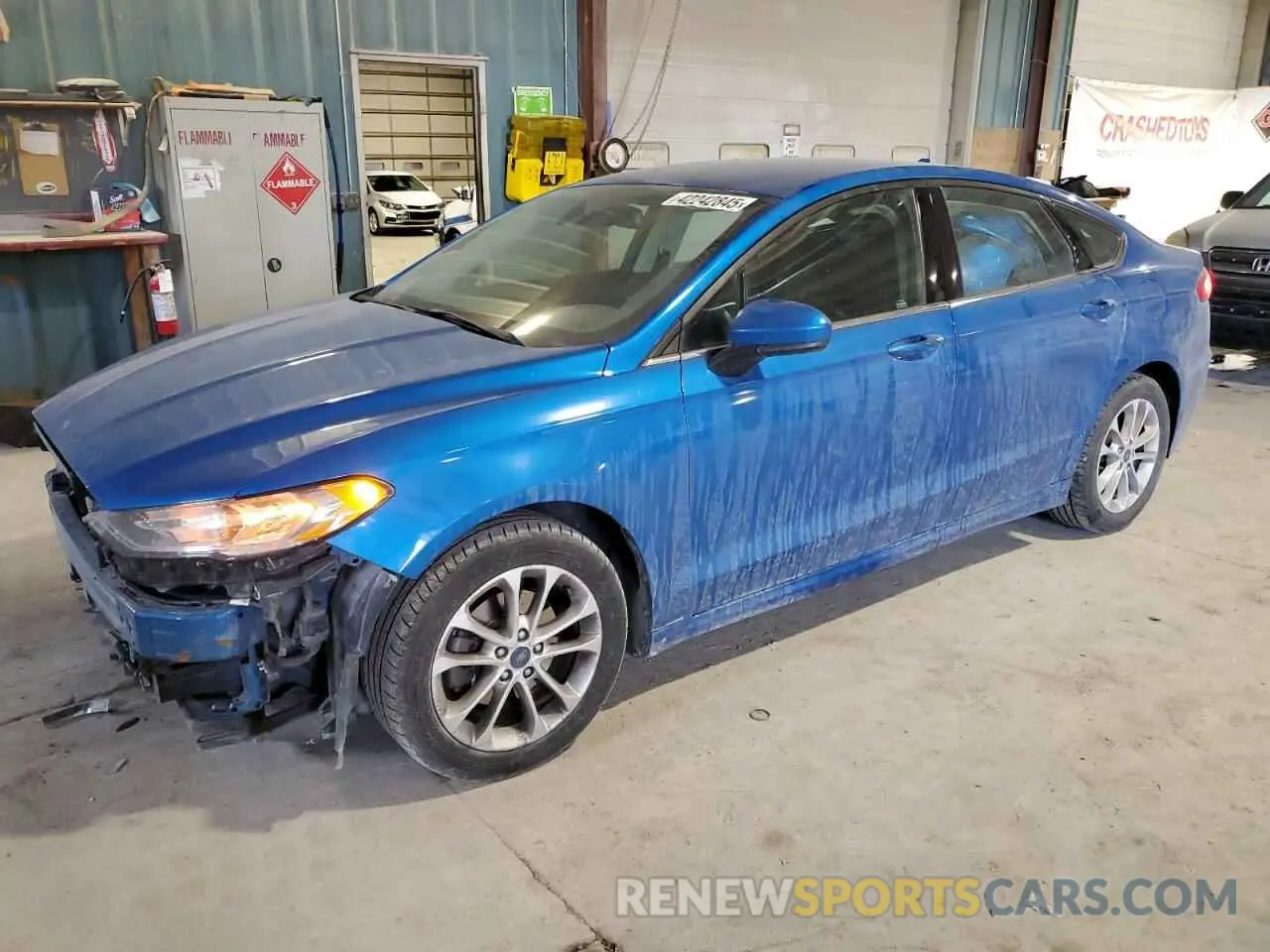 1 Photograph of a damaged car 3FA6P0HD7KR172077 FORD FUSION 2019