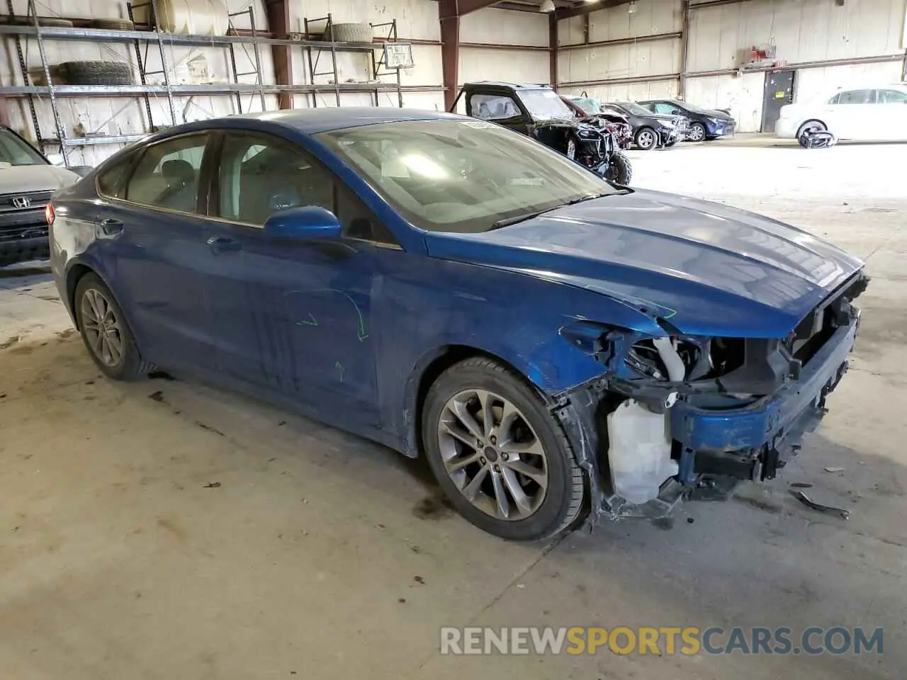 4 Photograph of a damaged car 3FA6P0HD7KR172077 FORD FUSION 2019
