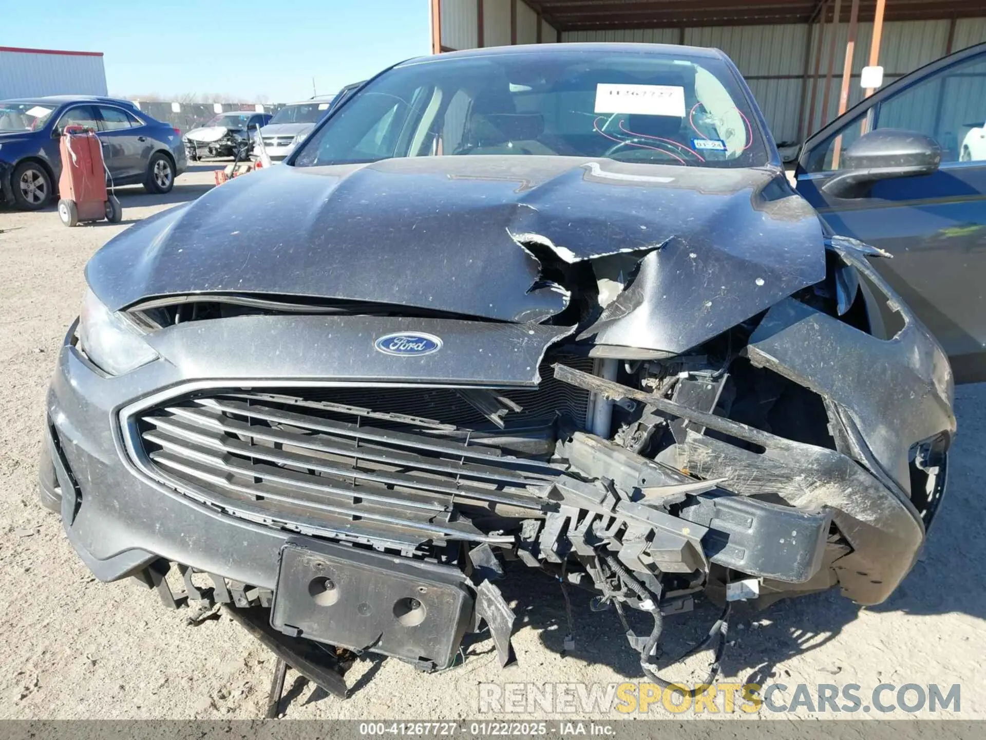 6 Photograph of a damaged car 3FA6P0HD7KR173035 FORD FUSION 2019