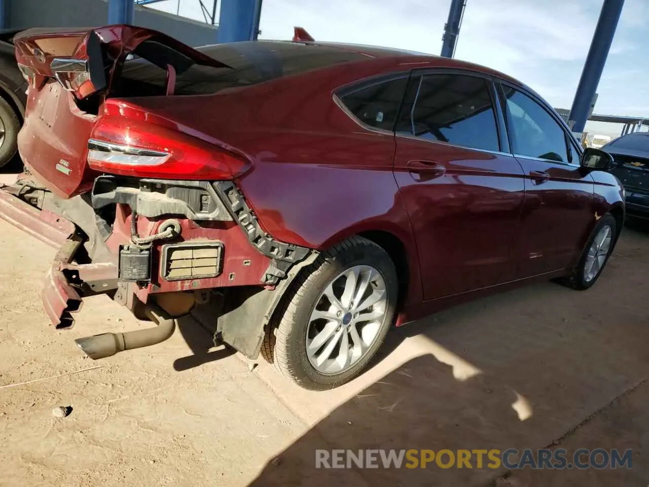 3 Photograph of a damaged car 3FA6P0HD7KR173505 FORD FUSION 2019