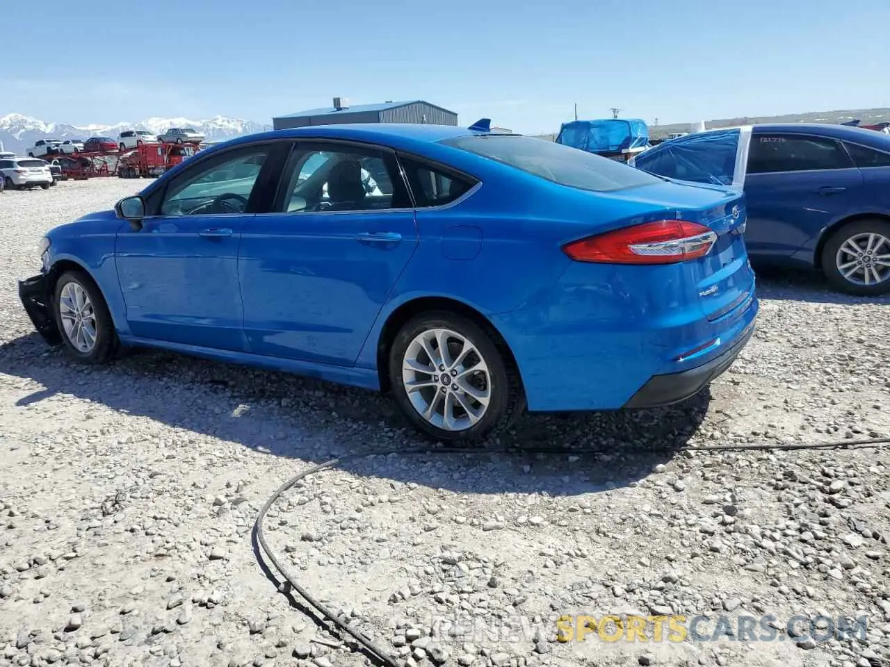 2 Photograph of a damaged car 3FA6P0HD7KR196119 FORD FUSION 2019