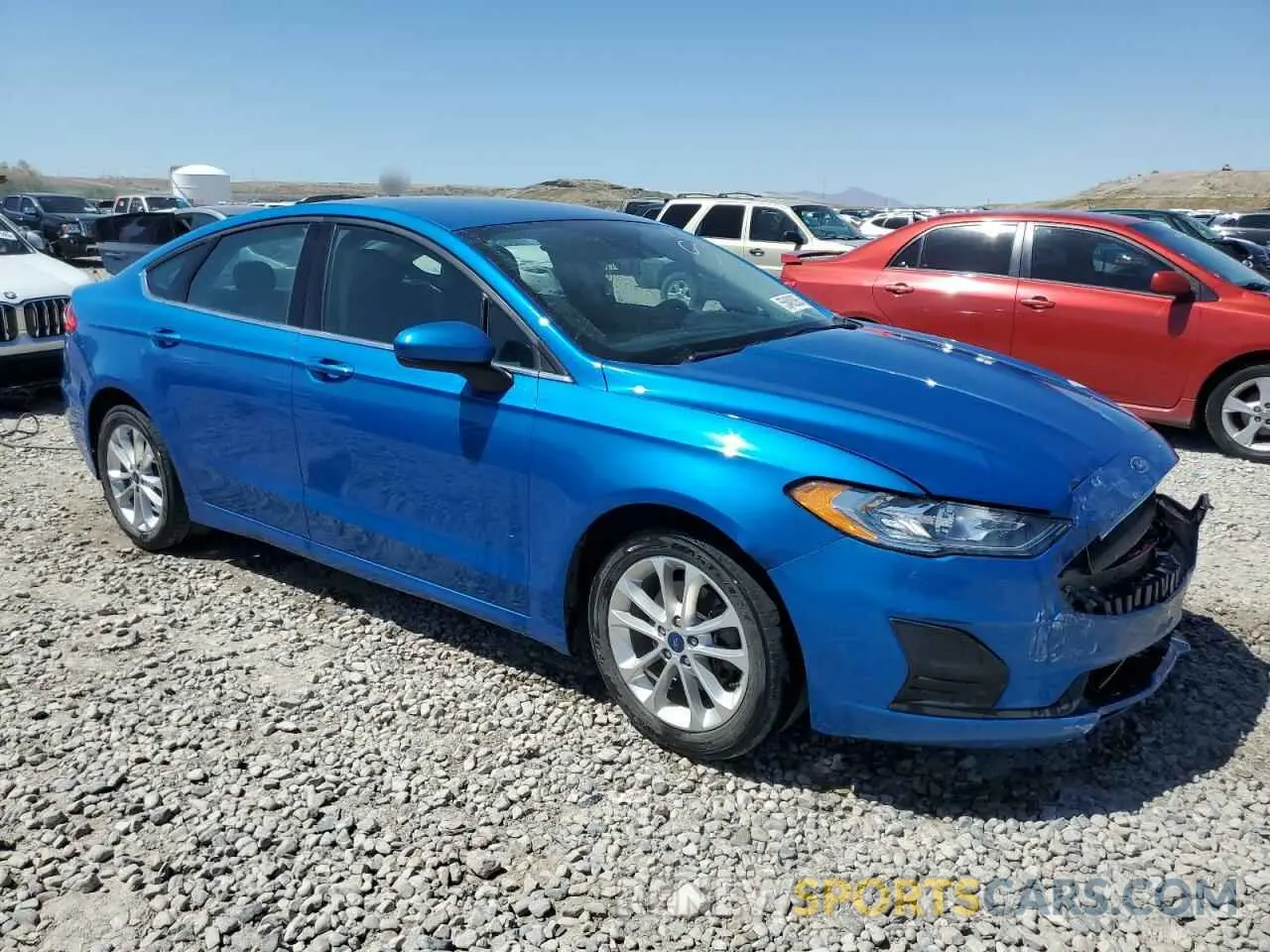 4 Photograph of a damaged car 3FA6P0HD7KR196119 FORD FUSION 2019