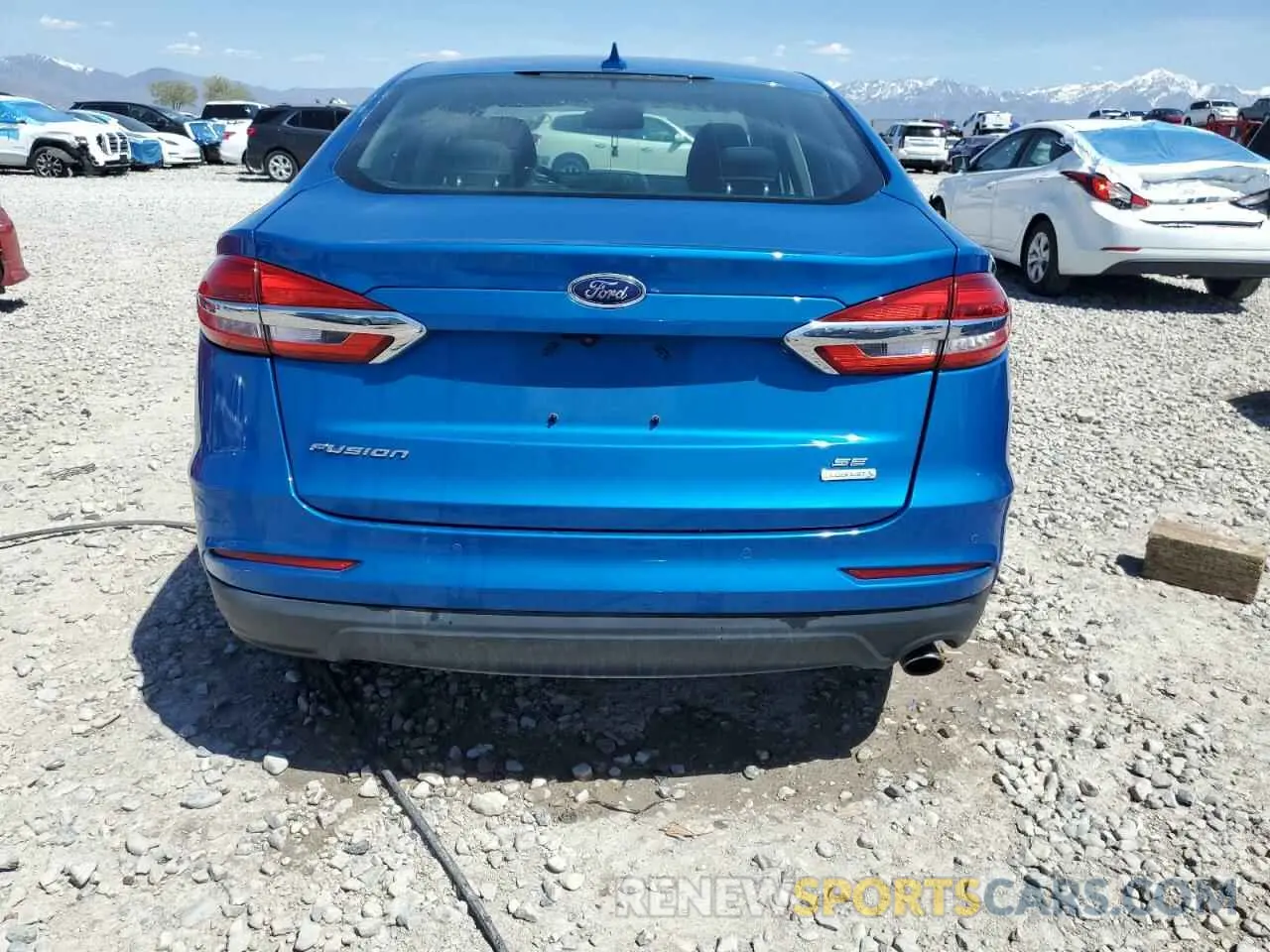 6 Photograph of a damaged car 3FA6P0HD7KR196119 FORD FUSION 2019