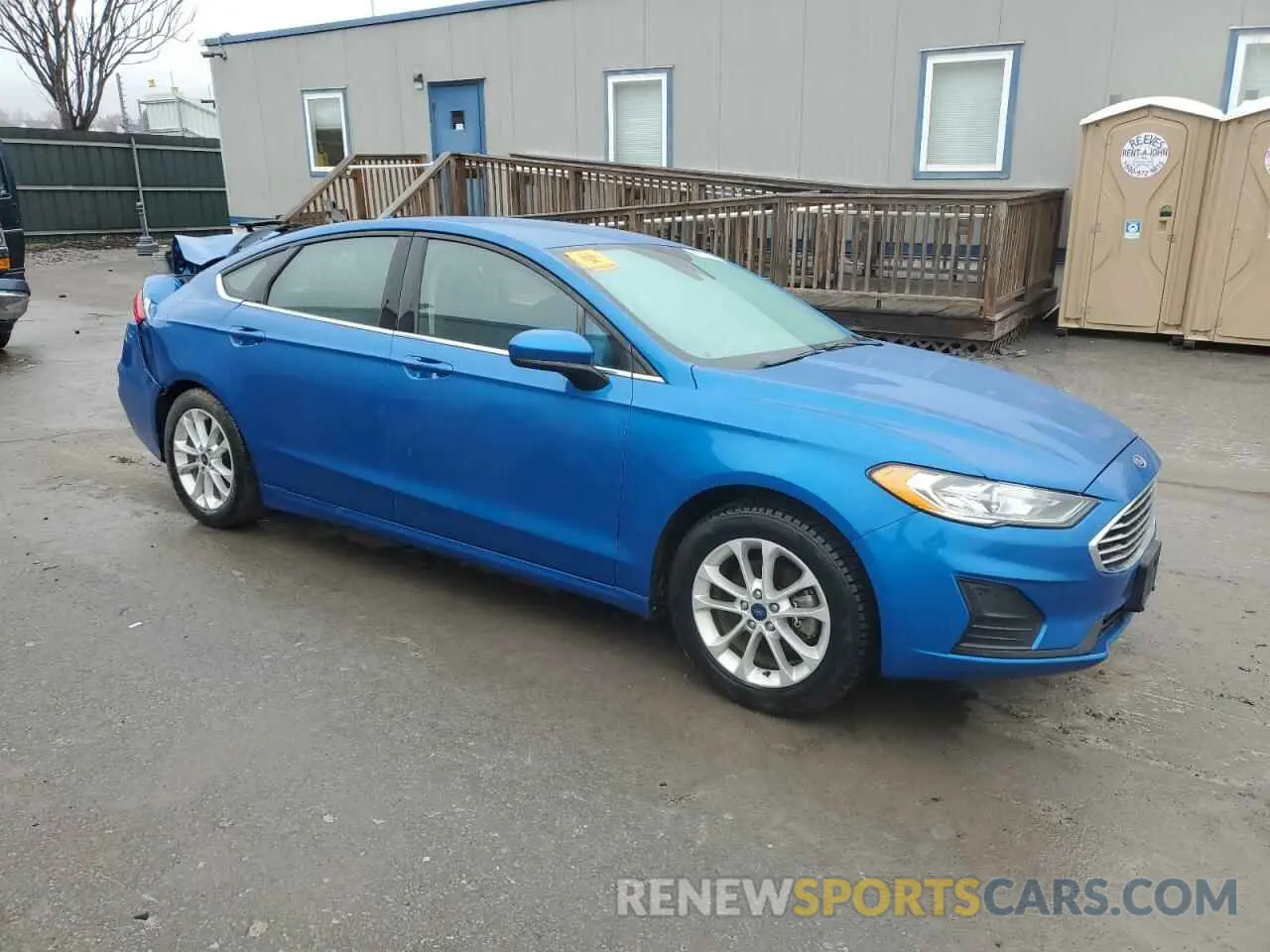 4 Photograph of a damaged car 3FA6P0HD7KR203456 FORD FUSION 2019