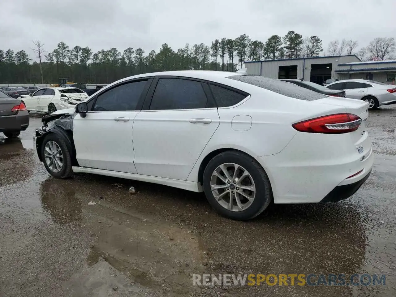 2 Photograph of a damaged car 3FA6P0HD7KR228793 FORD FUSION 2019