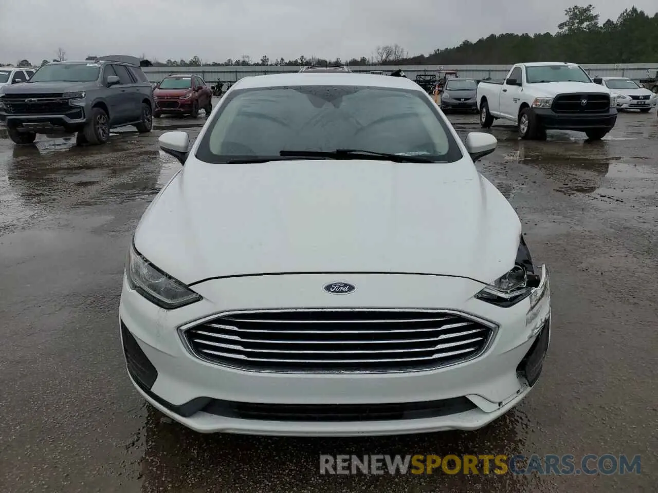 5 Photograph of a damaged car 3FA6P0HD7KR228793 FORD FUSION 2019
