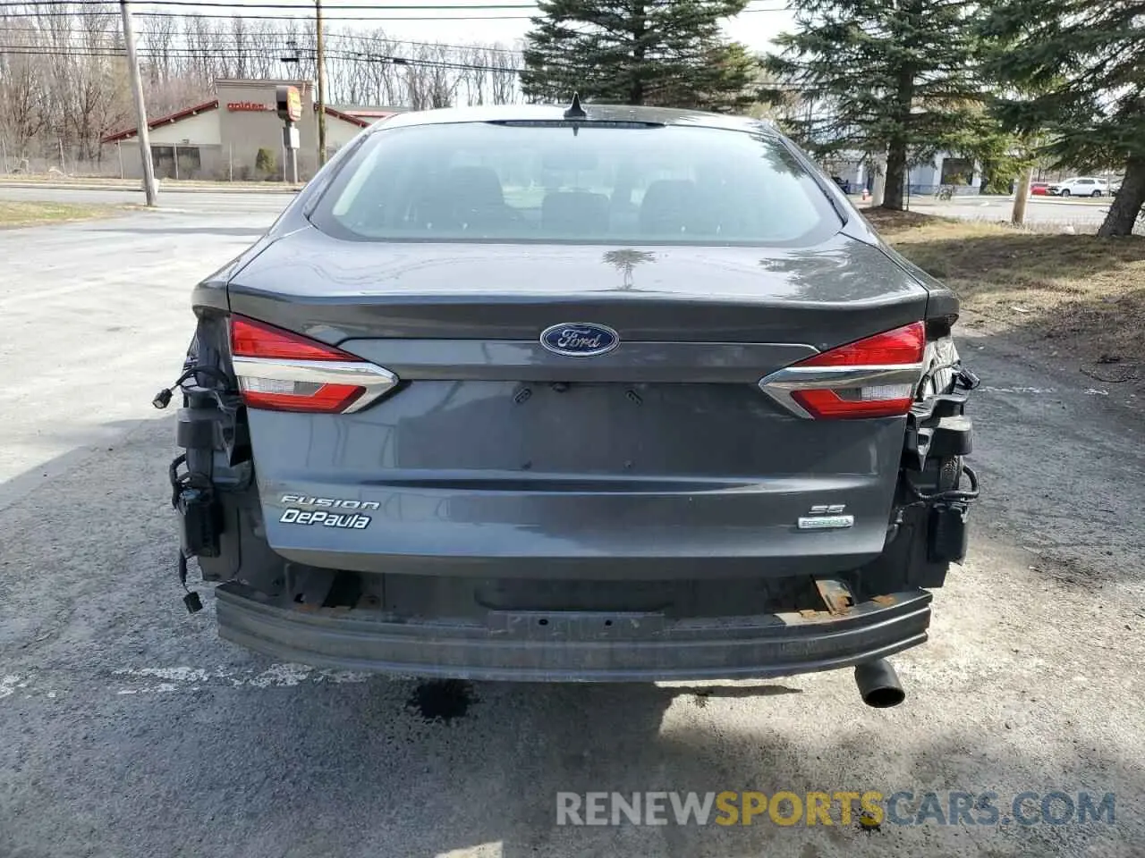 6 Photograph of a damaged car 3FA6P0HD7KR275810 FORD FUSION 2019