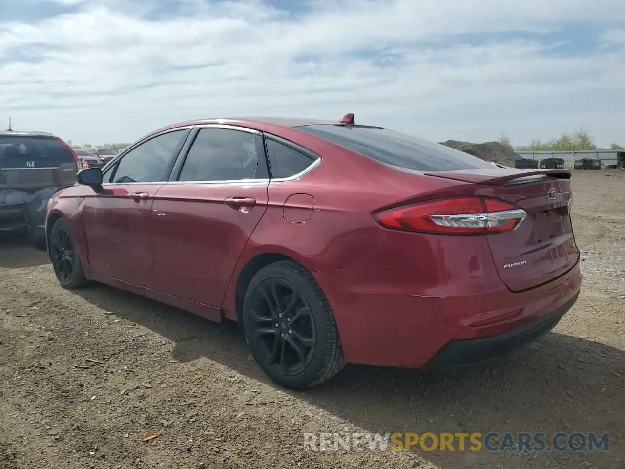 2 Photograph of a damaged car 3FA6P0HD8KR230097 FORD FUSION 2019