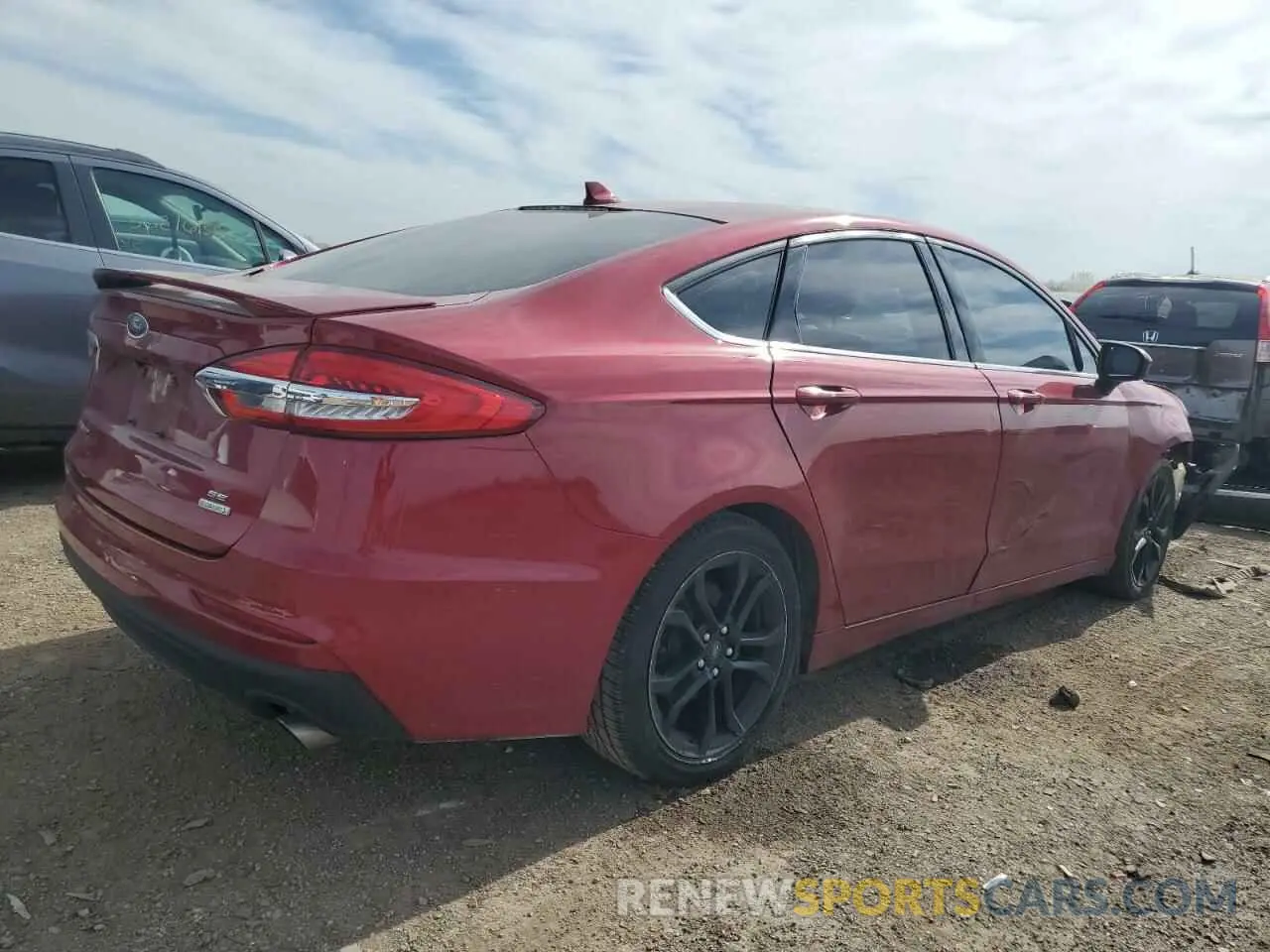3 Photograph of a damaged car 3FA6P0HD8KR230097 FORD FUSION 2019
