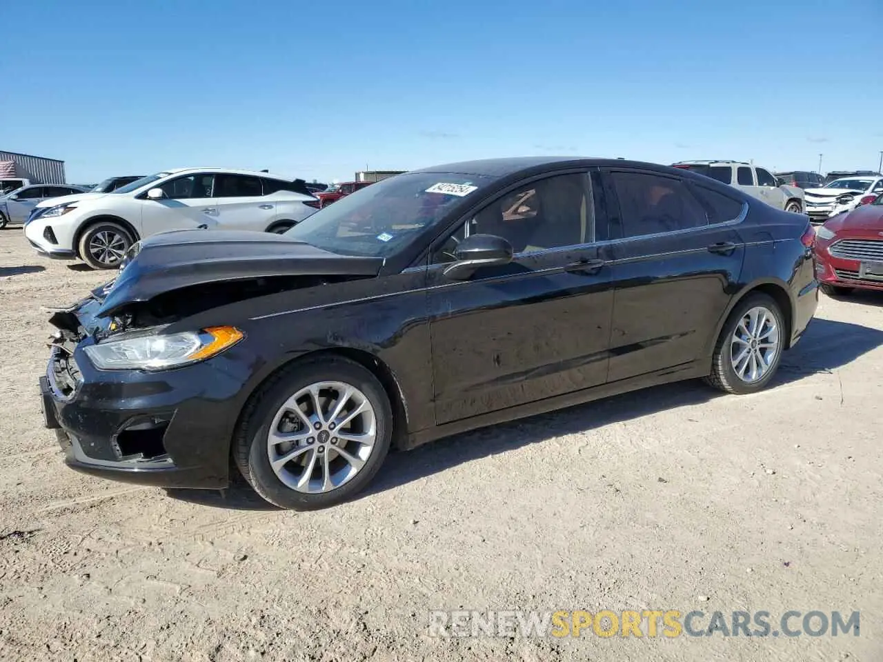 1 Photograph of a damaged car 3FA6P0HD8KR250561 FORD FUSION 2019
