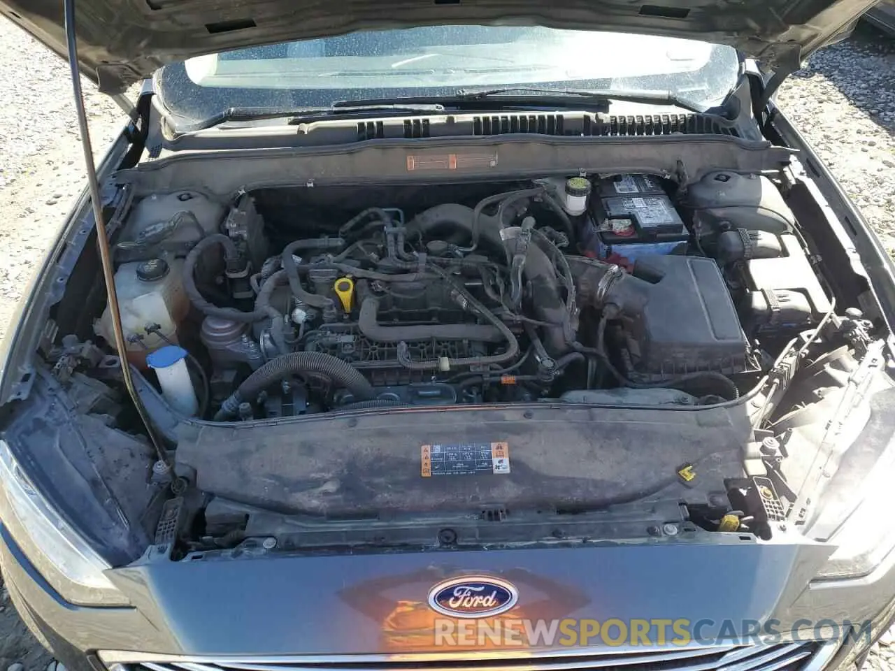 11 Photograph of a damaged car 3FA6P0HD8KR283978 FORD FUSION 2019