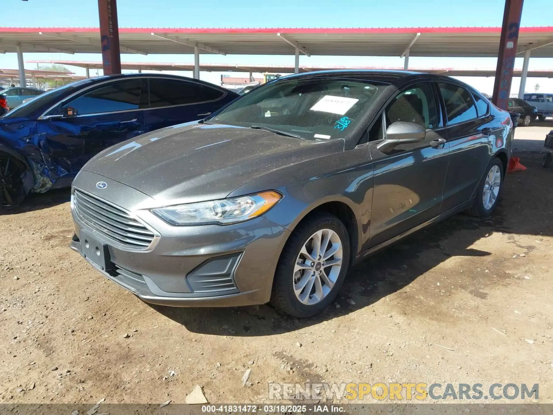 2 Photograph of a damaged car 3FA6P0HD9KR104024 FORD FUSION 2019