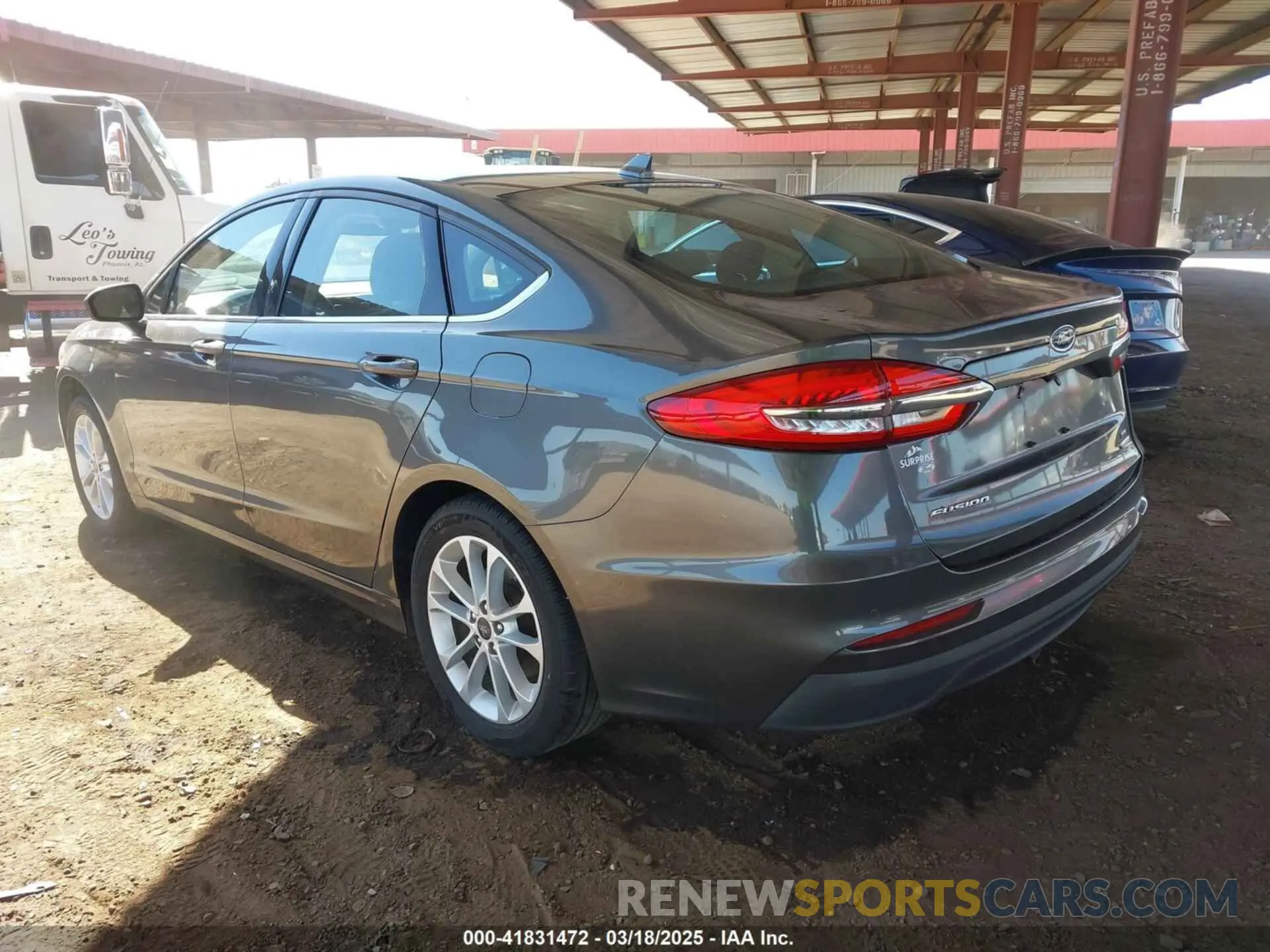 3 Photograph of a damaged car 3FA6P0HD9KR104024 FORD FUSION 2019