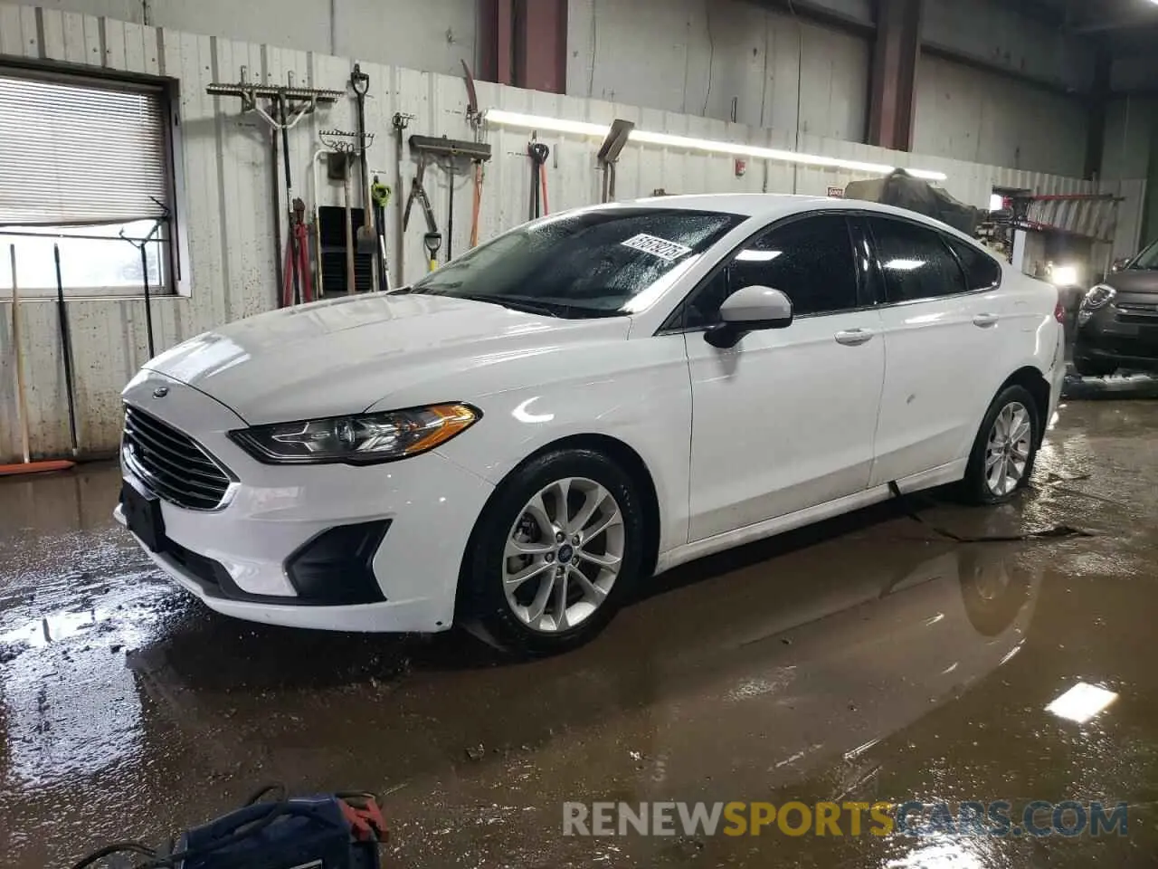 1 Photograph of a damaged car 3FA6P0HD9KR128968 FORD FUSION 2019