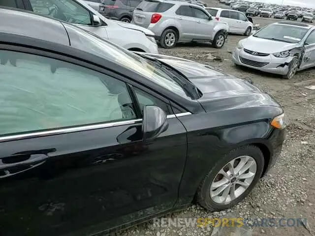 10 Photograph of a damaged car 3FA6P0HD9KR142918 FORD FUSION 2019