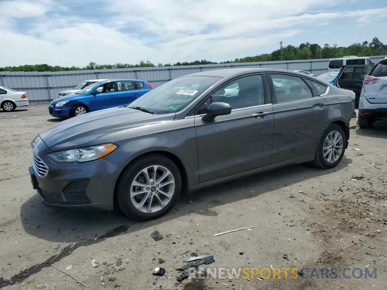 1 Photograph of a damaged car 3FA6P0HD9KR163106 FORD FUSION 2019
