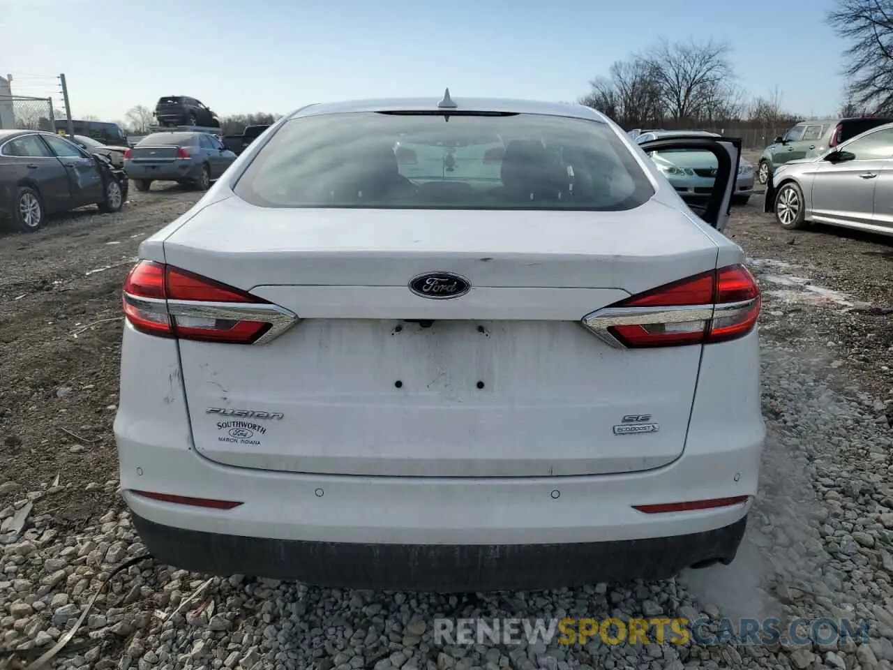 6 Photograph of a damaged car 3FA6P0HD9KR167284 FORD FUSION 2019