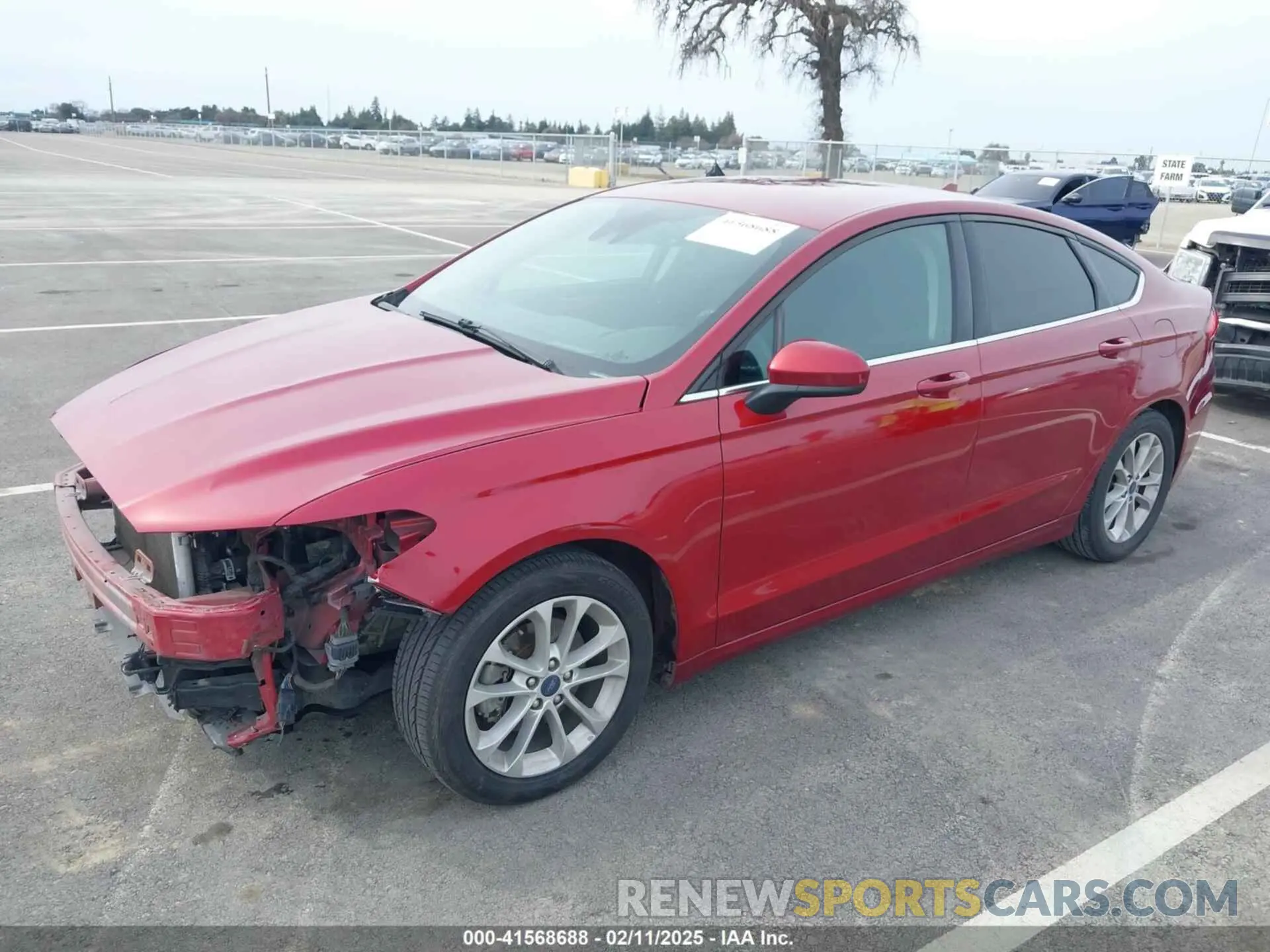 2 Photograph of a damaged car 3FA6P0HD9KR178673 FORD FUSION 2019