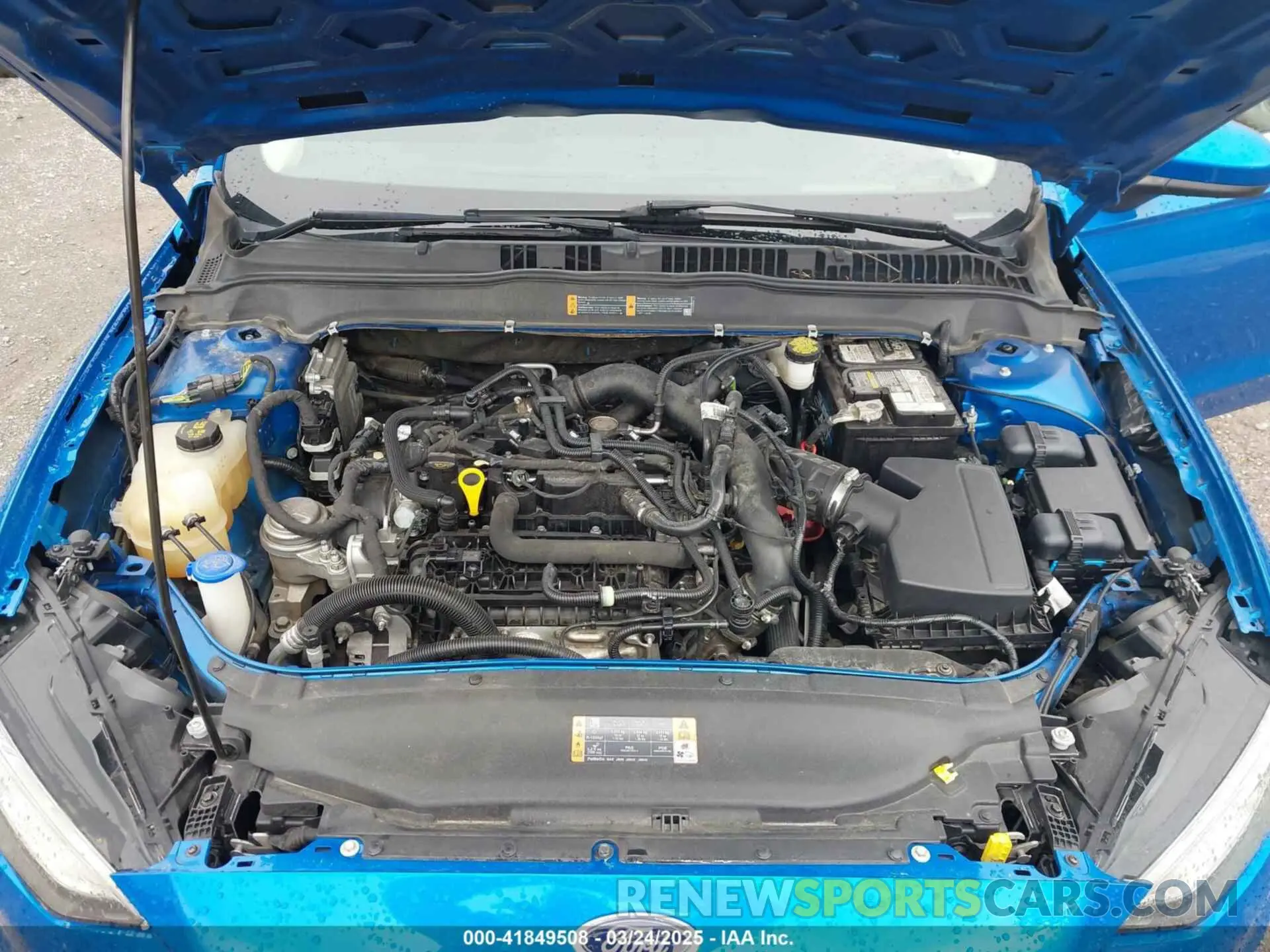10 Photograph of a damaged car 3FA6P0HDXKR102508 FORD FUSION 2019