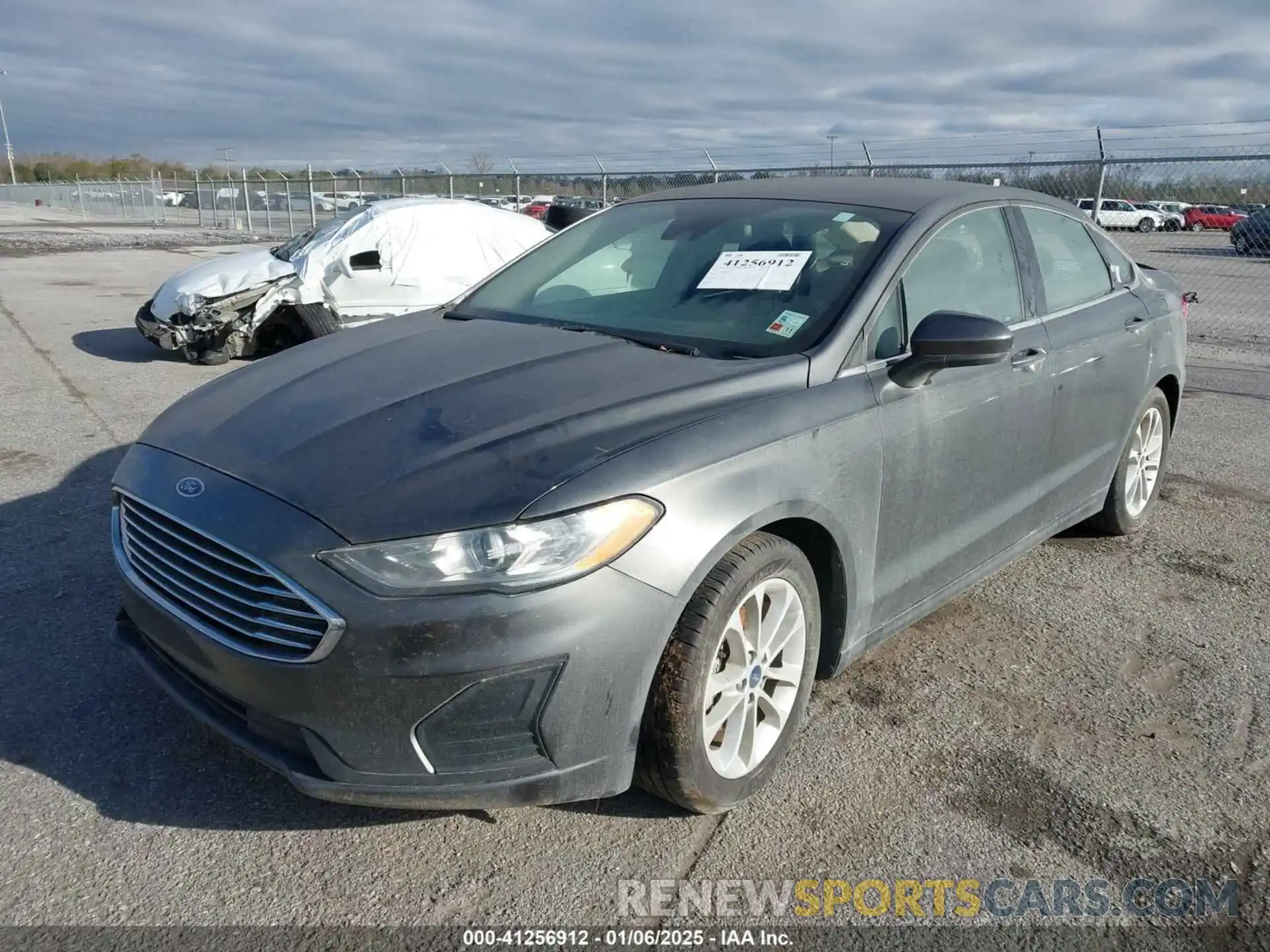 2 Photograph of a damaged car 3FA6P0HDXKR107837 FORD FUSION 2019