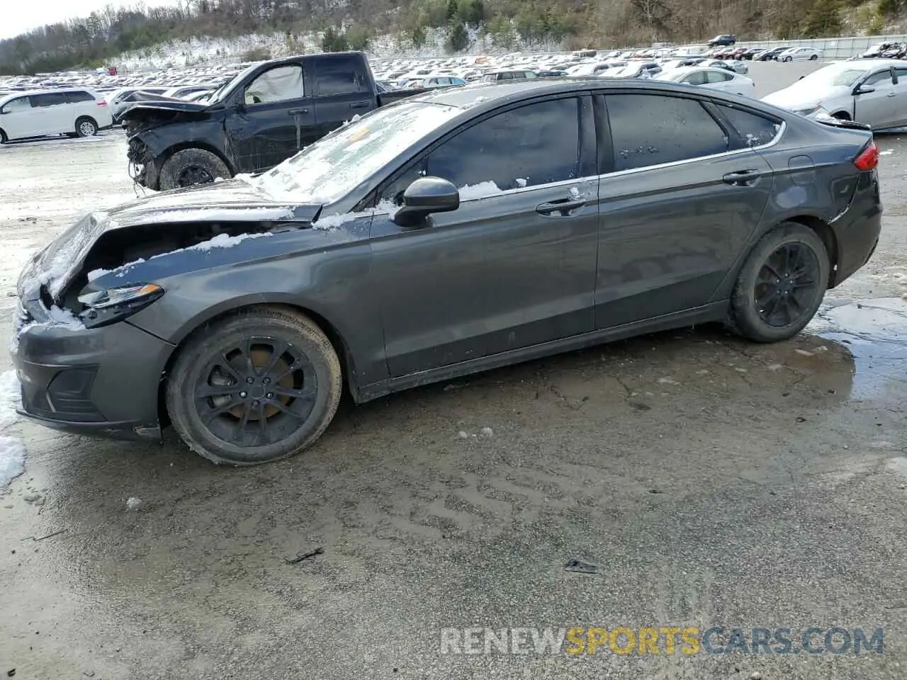 1 Photograph of a damaged car 3FA6P0HDXKR107997 FORD FUSION 2019