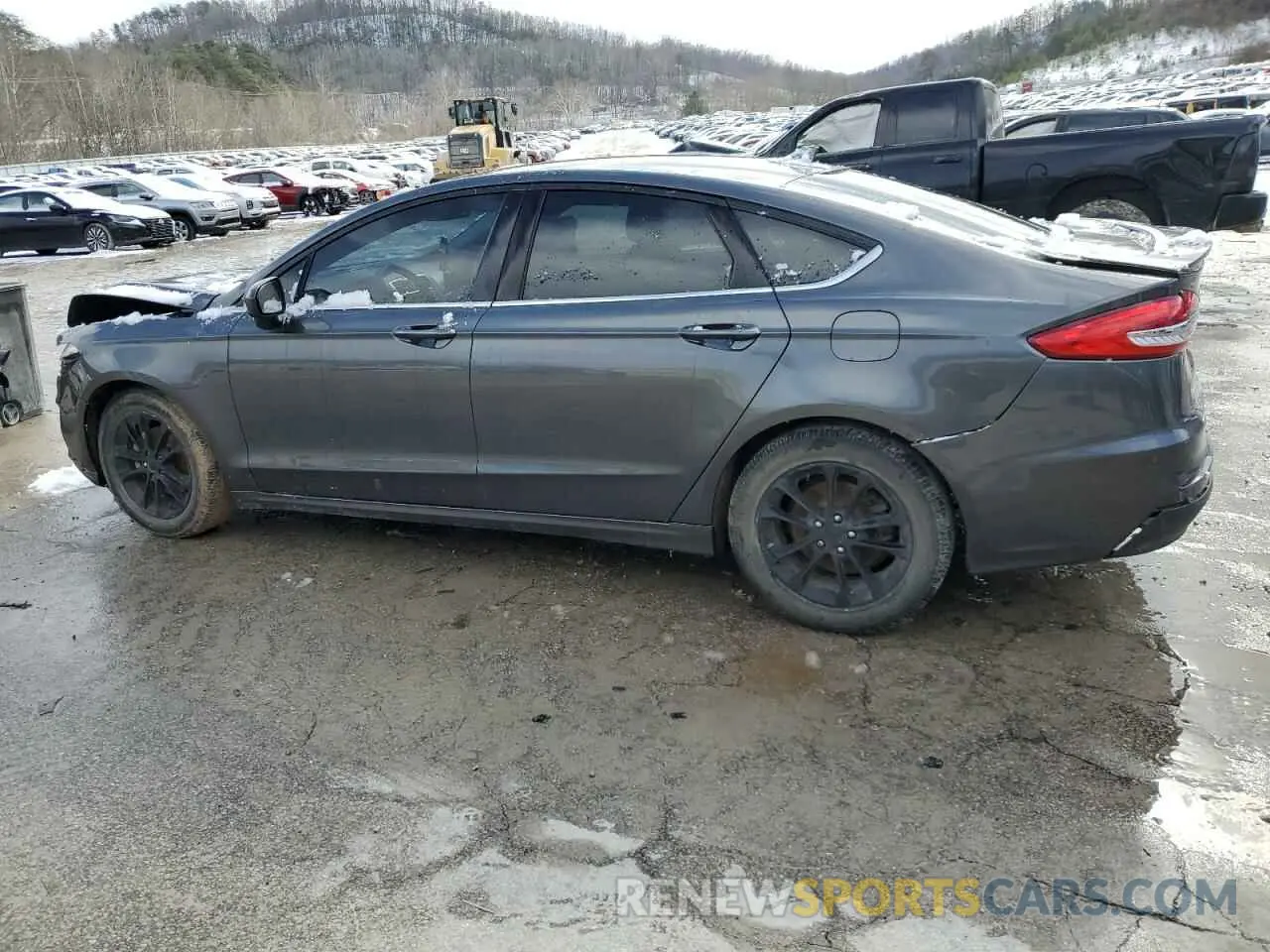2 Photograph of a damaged car 3FA6P0HDXKR107997 FORD FUSION 2019