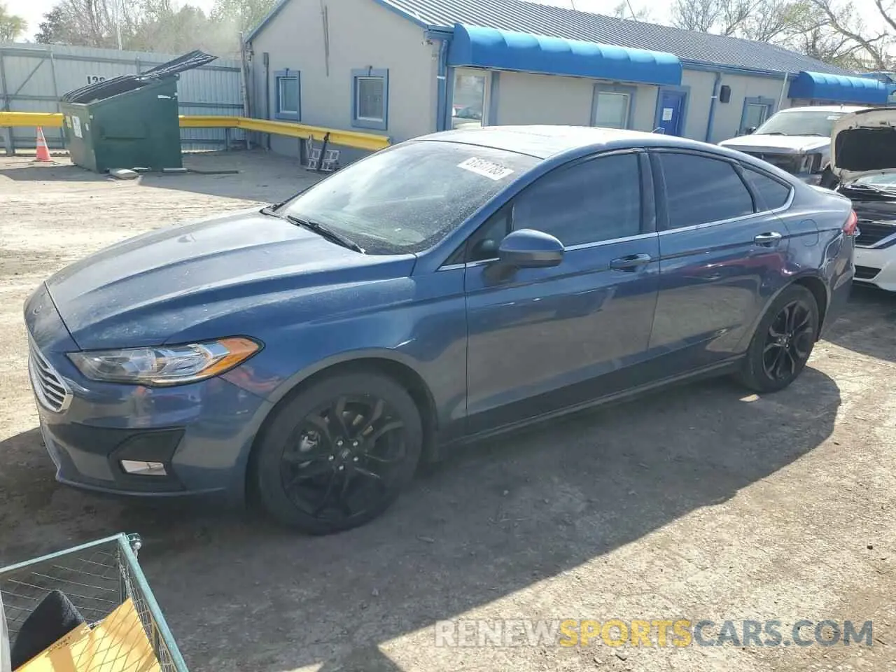 1 Photograph of a damaged car 3FA6P0HDXKR135508 FORD FUSION 2019