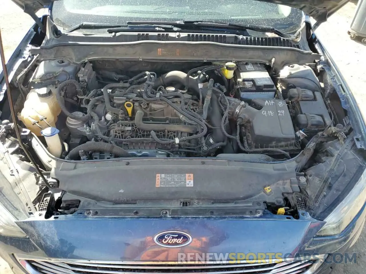11 Photograph of a damaged car 3FA6P0HDXKR135508 FORD FUSION 2019
