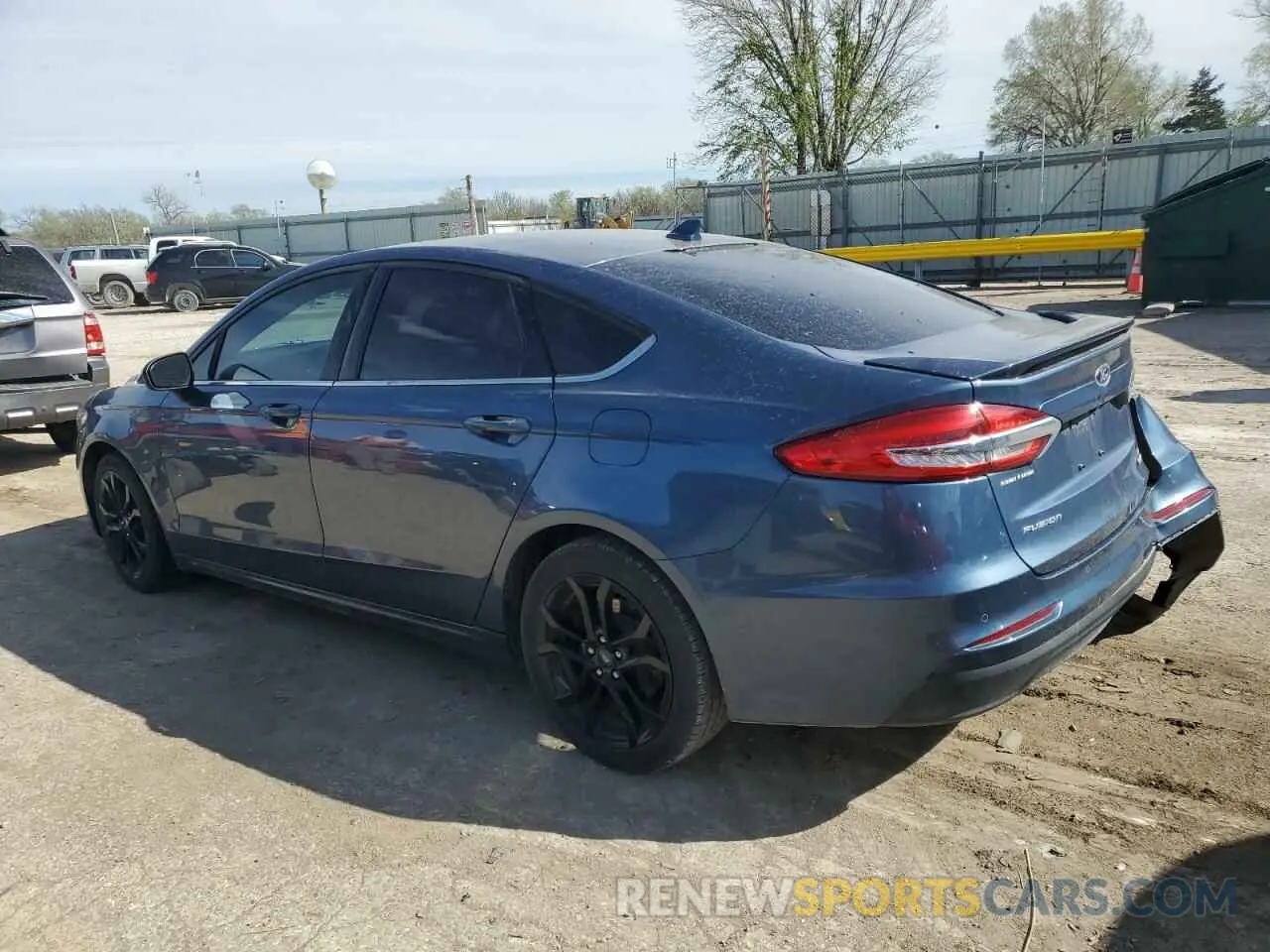 2 Photograph of a damaged car 3FA6P0HDXKR135508 FORD FUSION 2019