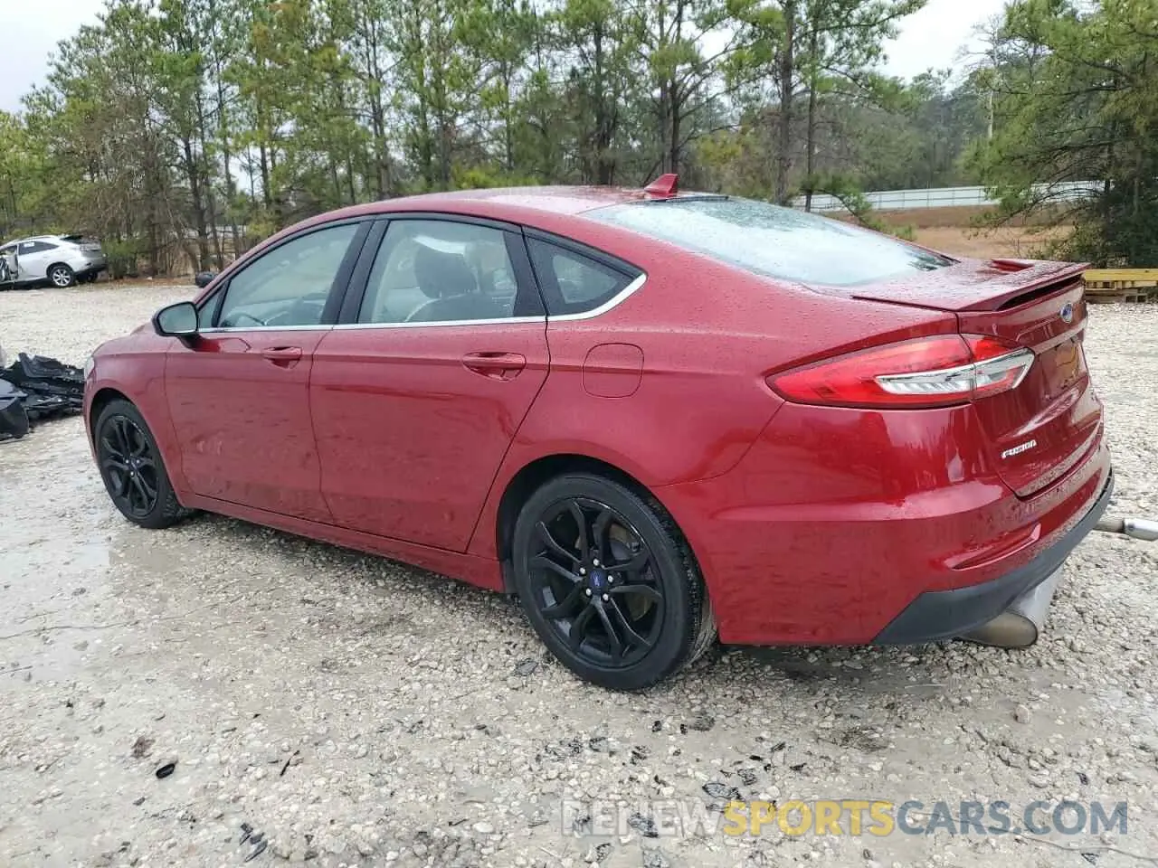 2 Photograph of a damaged car 3FA6P0HDXKR198401 FORD FUSION 2019