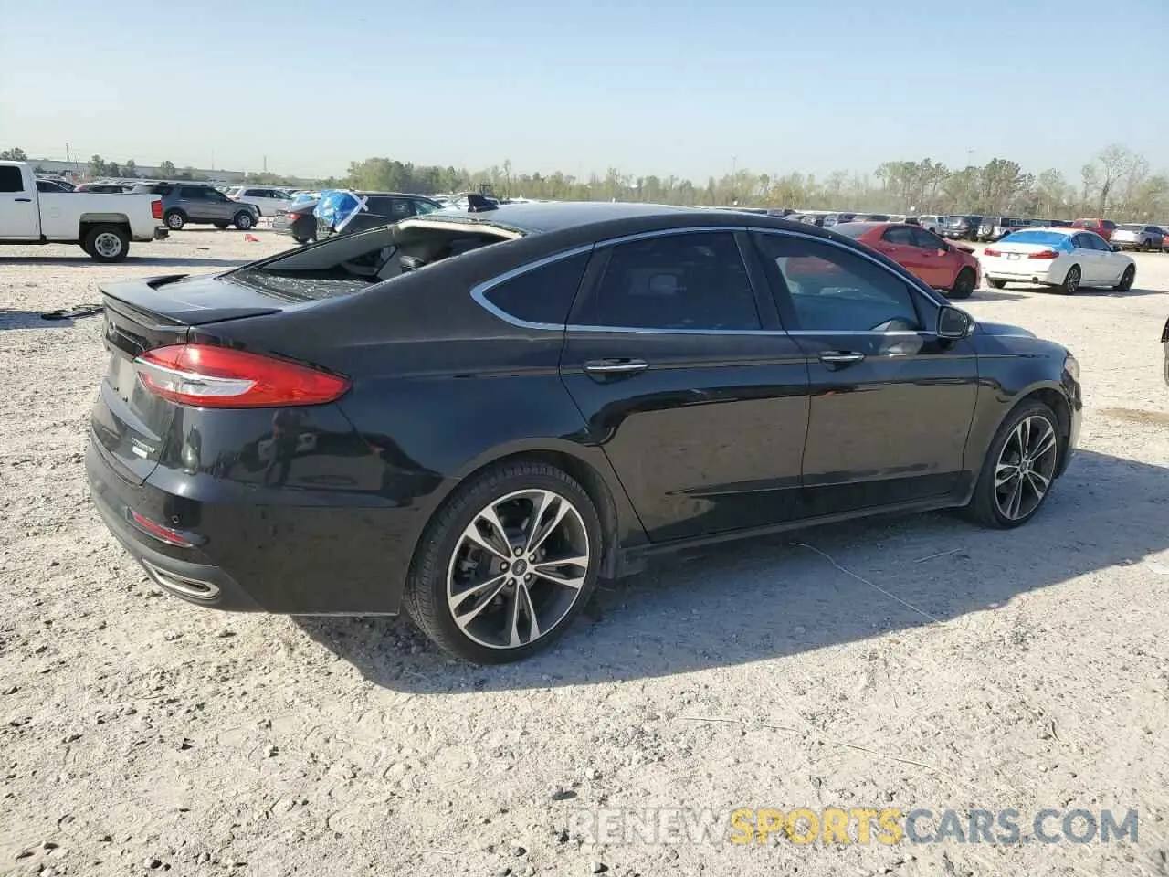 3 Photograph of a damaged car 3FA6P0K90KR103140 FORD FUSION 2019