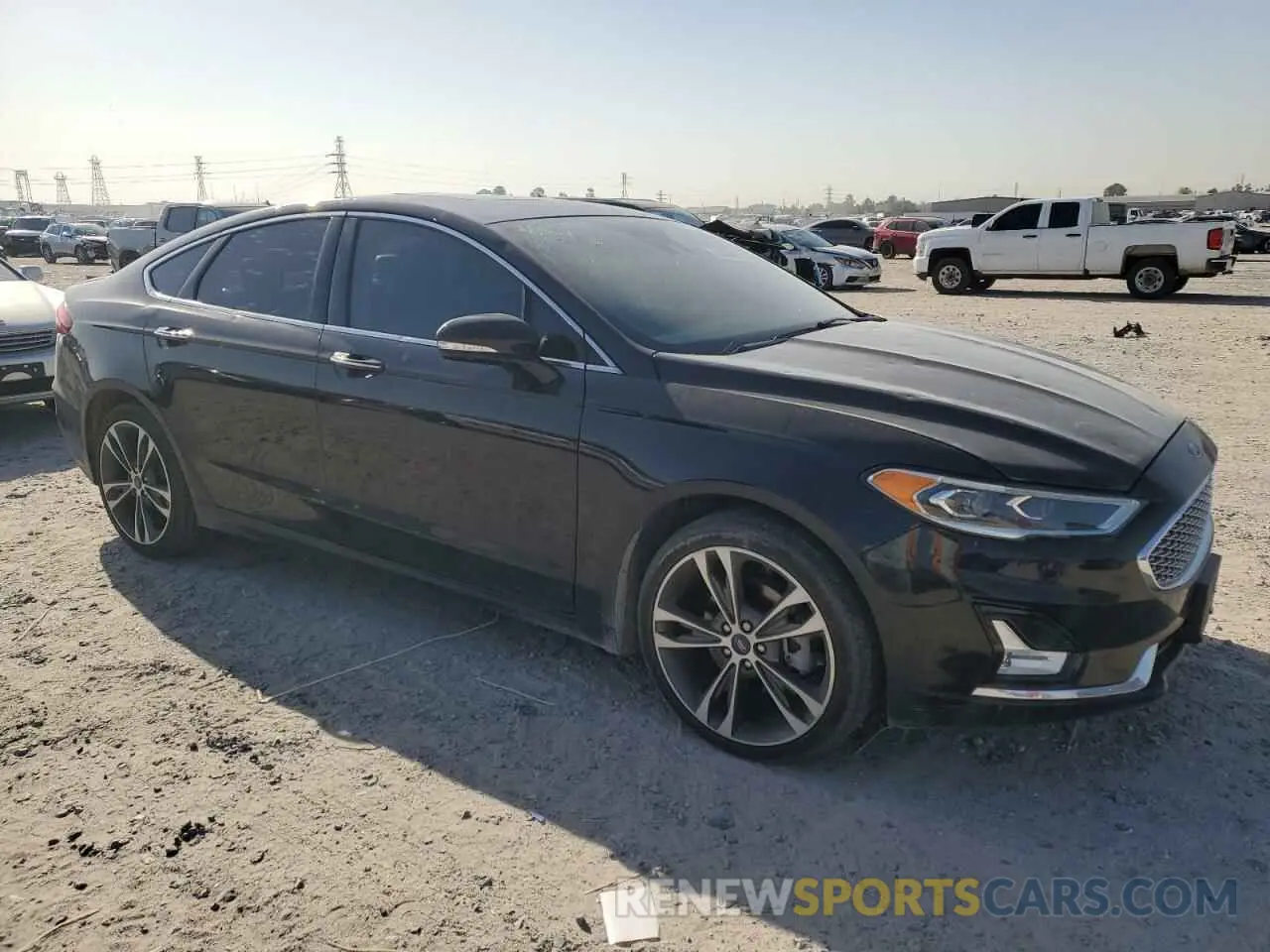 4 Photograph of a damaged car 3FA6P0K90KR103140 FORD FUSION 2019
