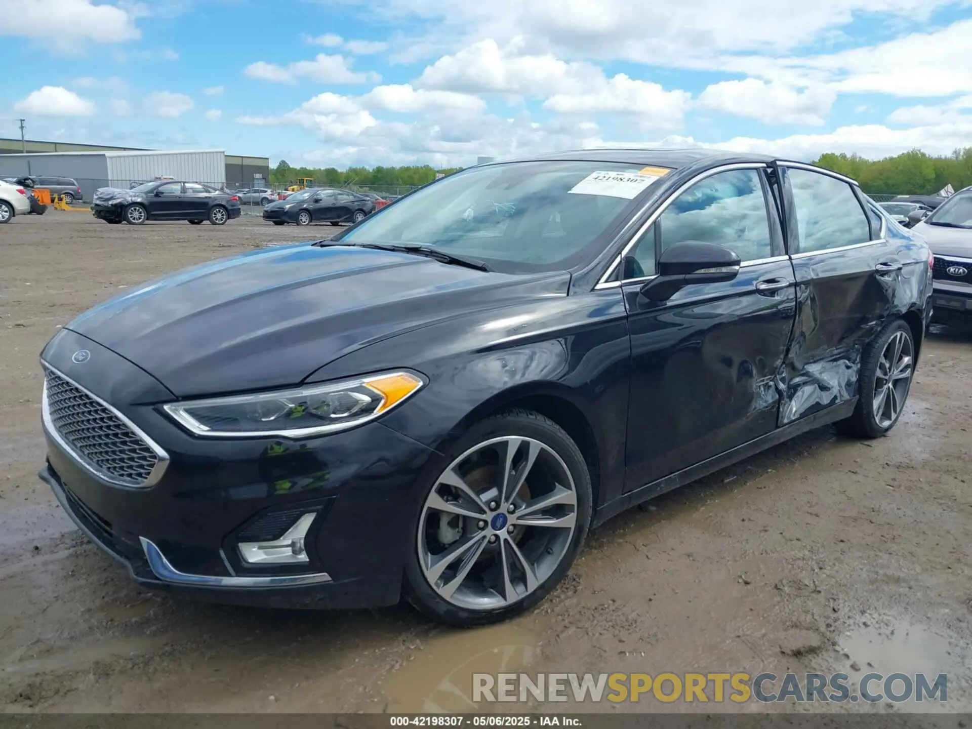 2 Photograph of a damaged car 3FA6P0K92KR248521 FORD FUSION 2019