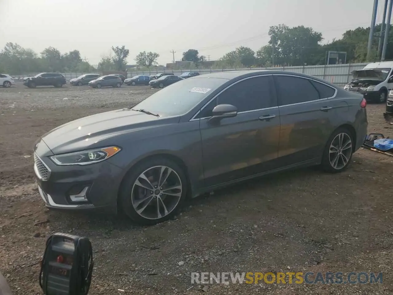 1 Photograph of a damaged car 3FA6P0K94KR254417 FORD FUSION 2019