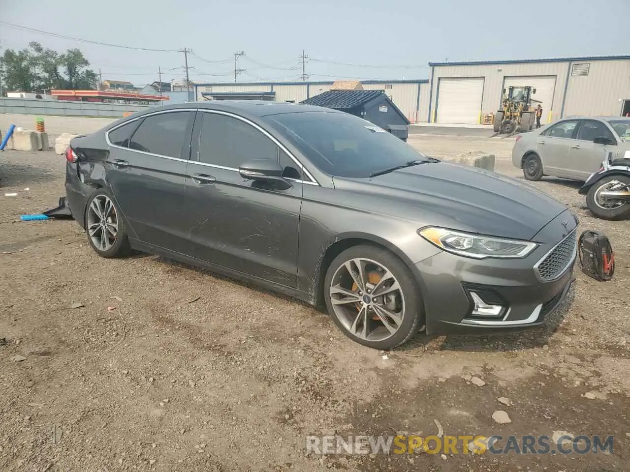 4 Photograph of a damaged car 3FA6P0K94KR254417 FORD FUSION 2019