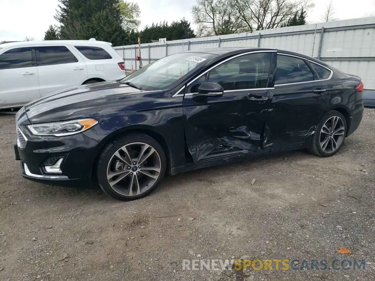 1 Photograph of a damaged car 3FA6P0K96KR102400 FORD FUSION 2019